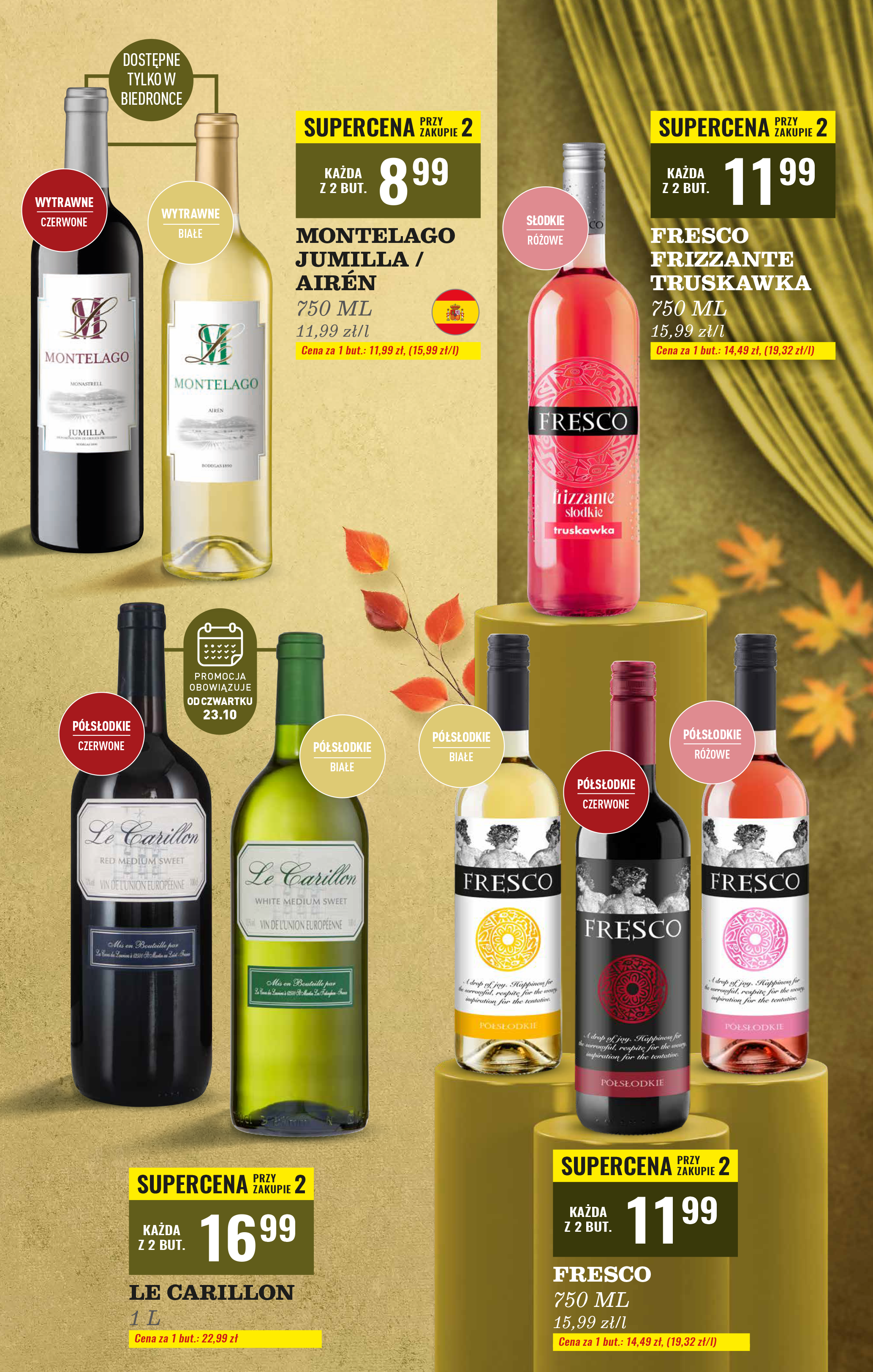 biedronka - Aktuální leták Biedronka - Alkohole od 20.10. do 31.10. - page: 13