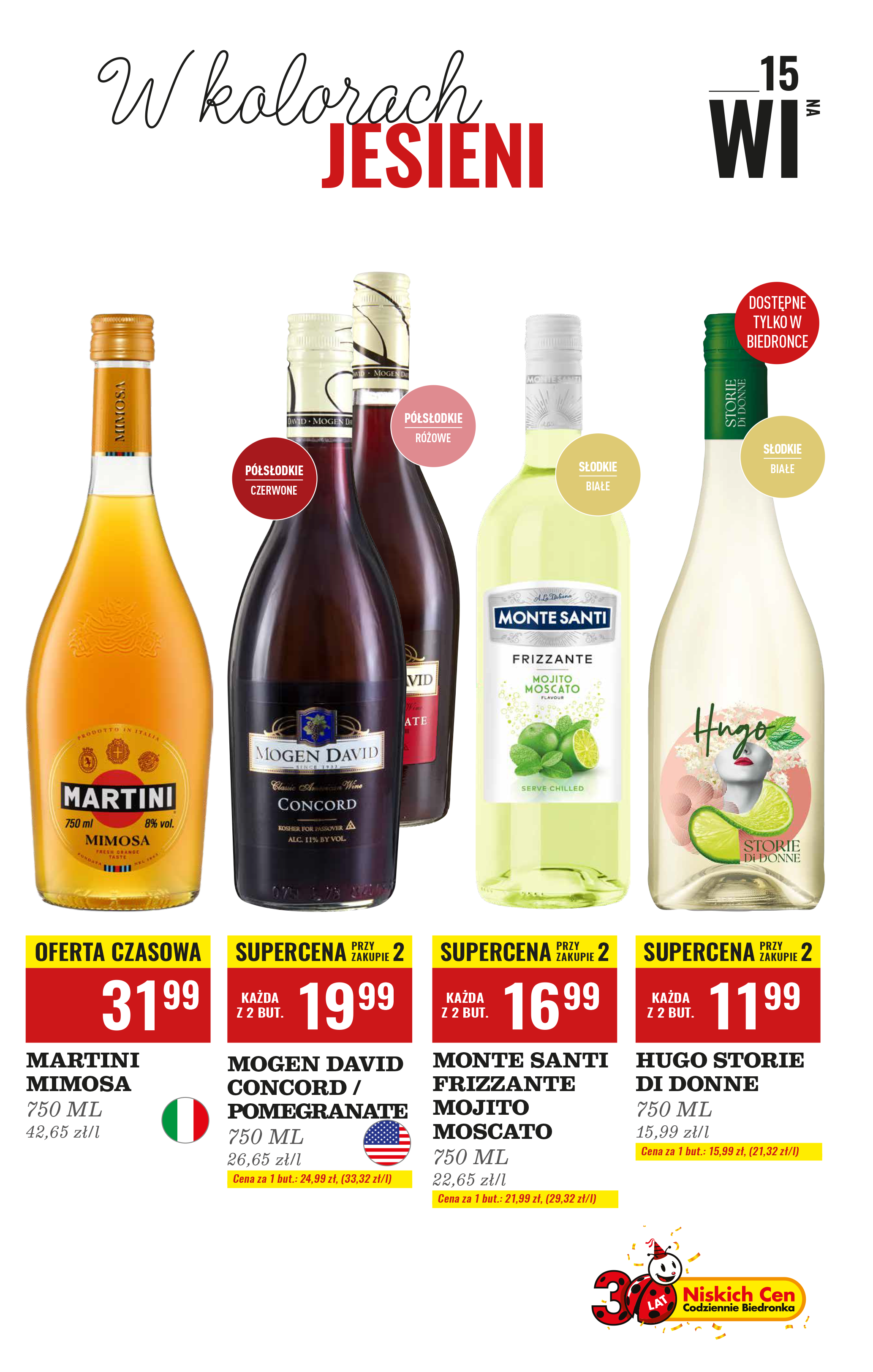 biedronka - Aktuální leták Biedronka - Alkohole od 20.10. do 31.10. - page: 15