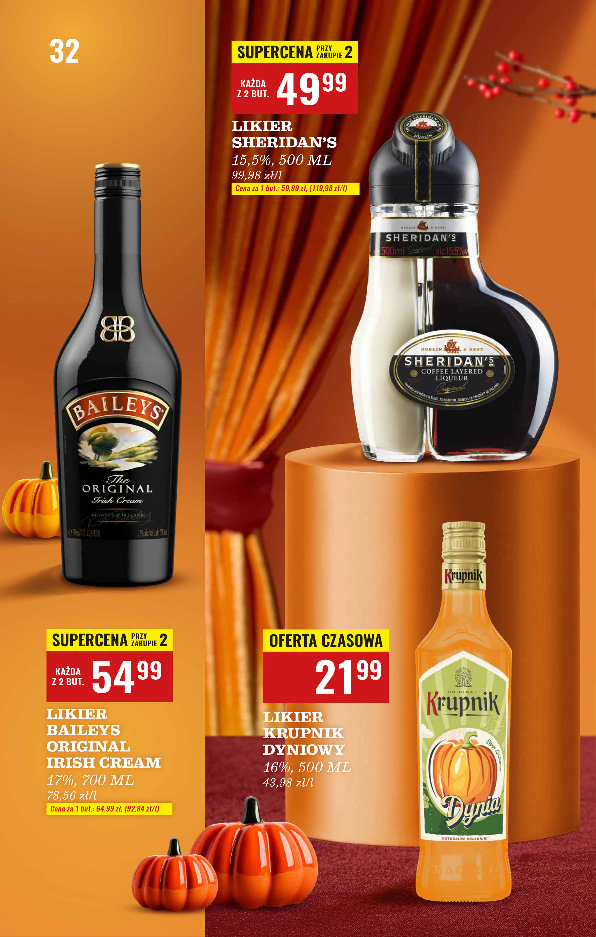 biedronka - Aktuální leták Biedronka - Alkohole od 20.10. do 31.10. - page: 32