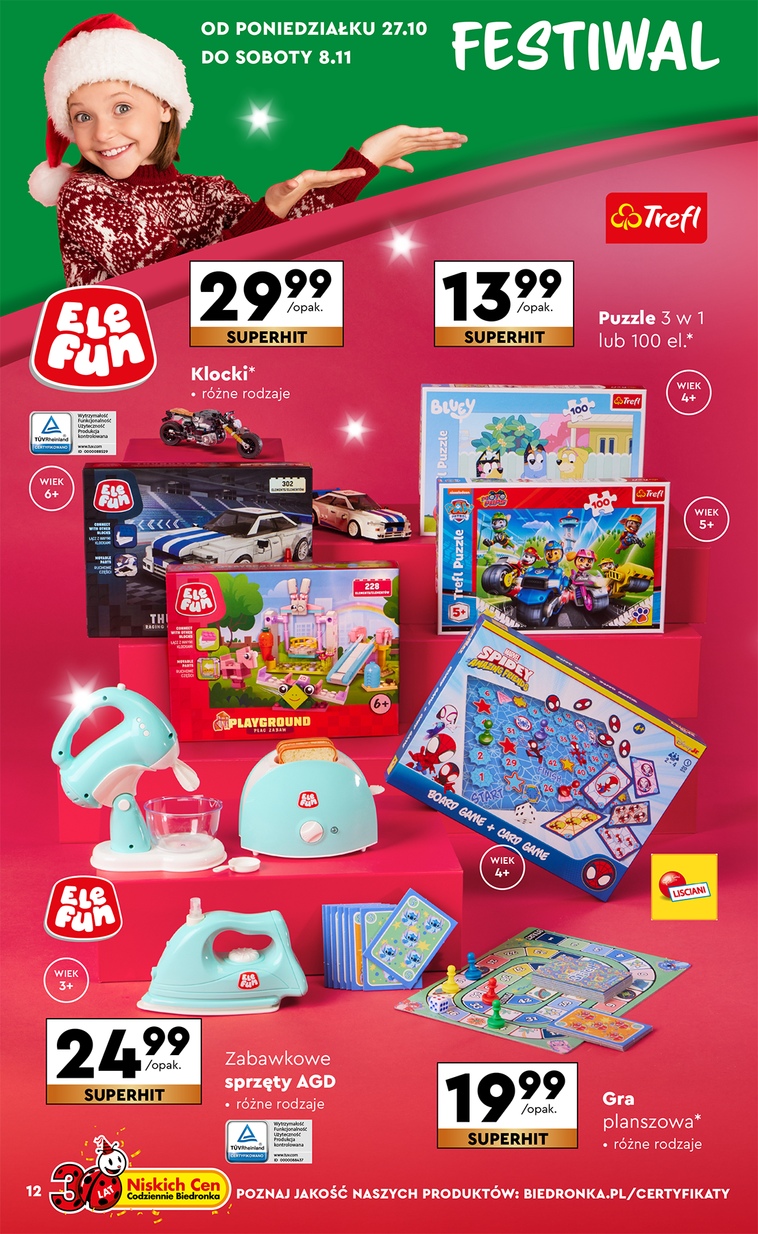 biedronka - Aktuální leták Biedronka - Hity i inspiracje od 27.10. do 08.11. - page: 12