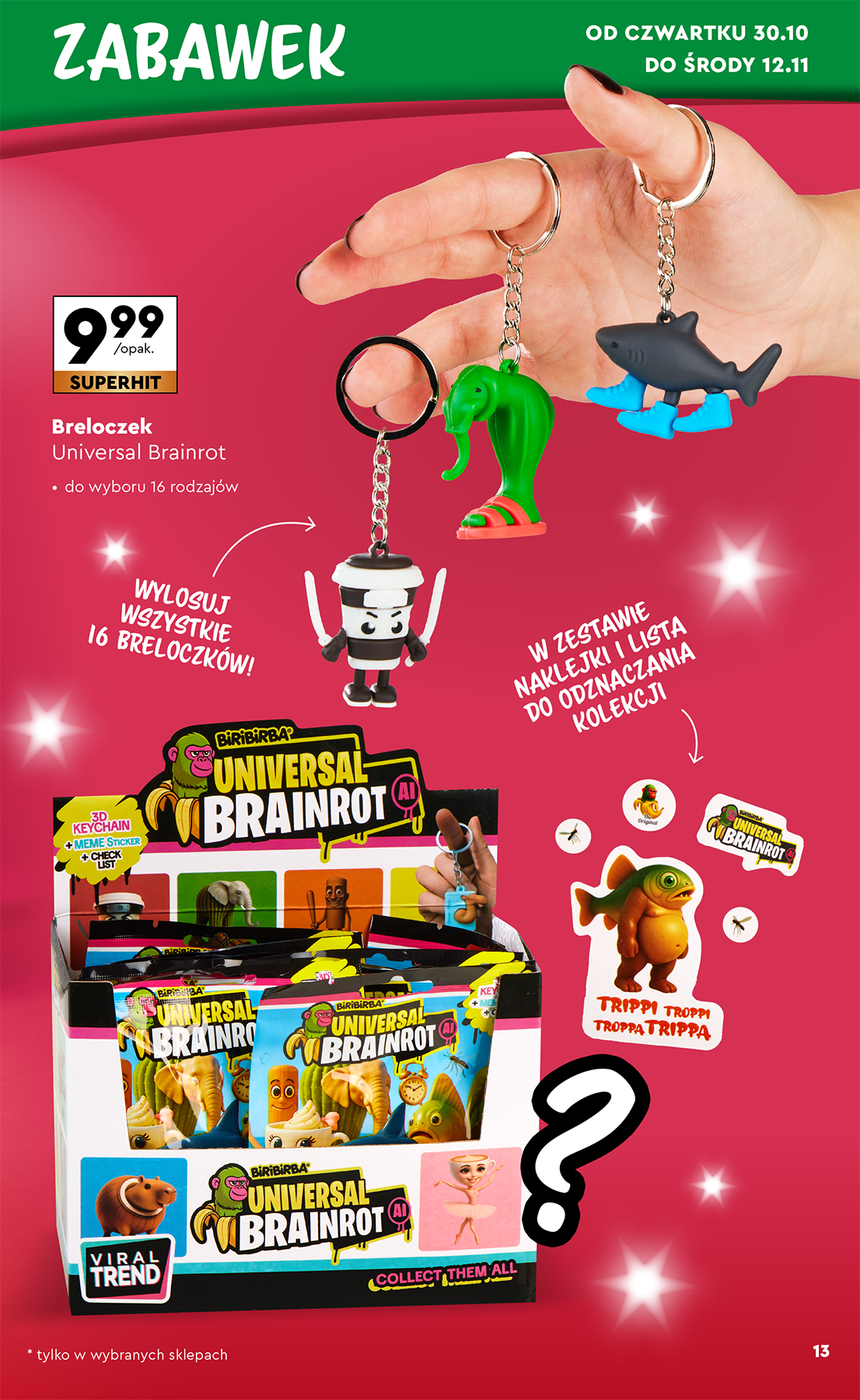 biedronka - Aktuální leták Biedronka - Hity i inspiracje od 27.10. do 08.11. - page: 13