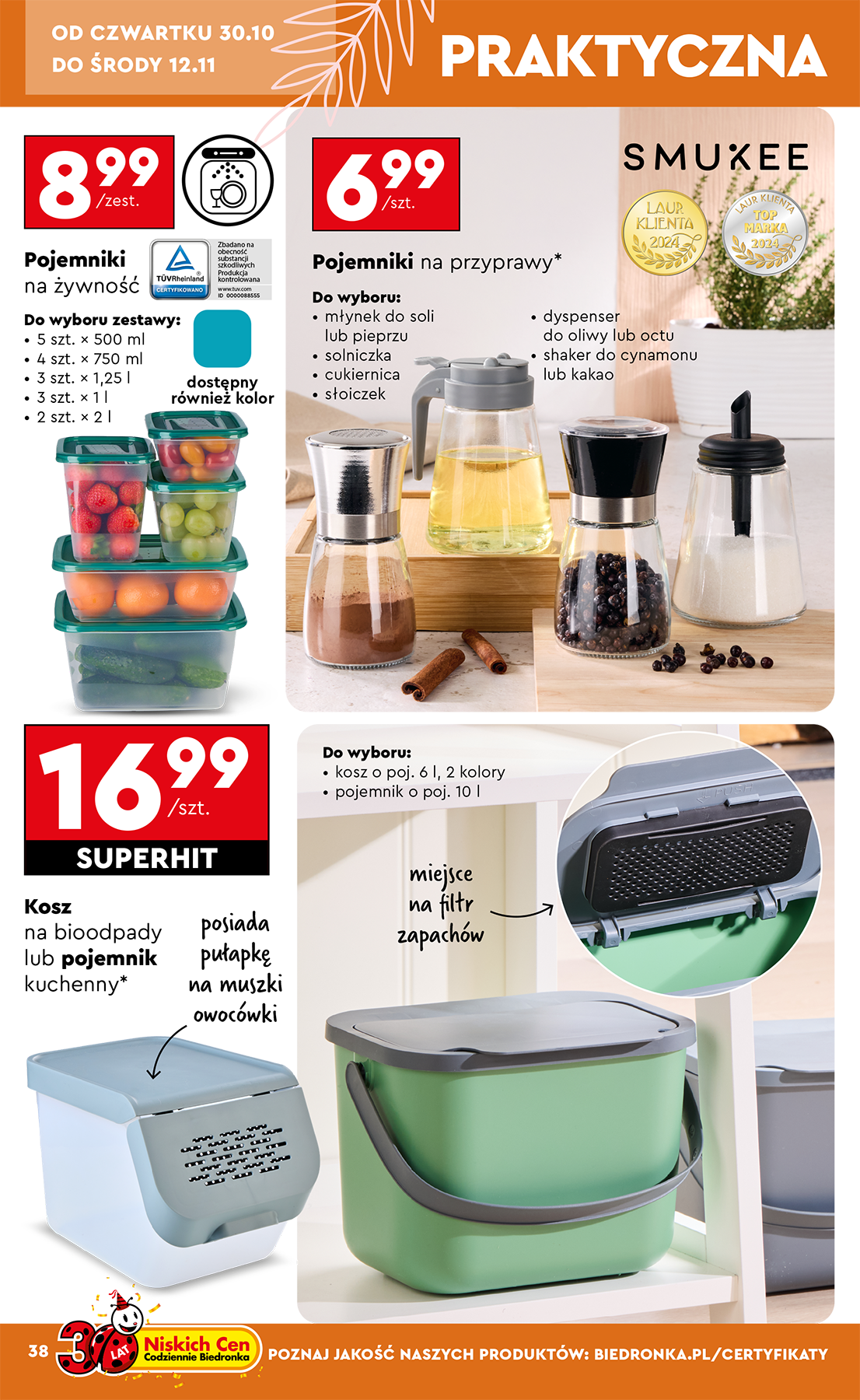 biedronka - Aktuální leták Biedronka - Hity i inspiracje od 27.10. do 08.11. - page: 38