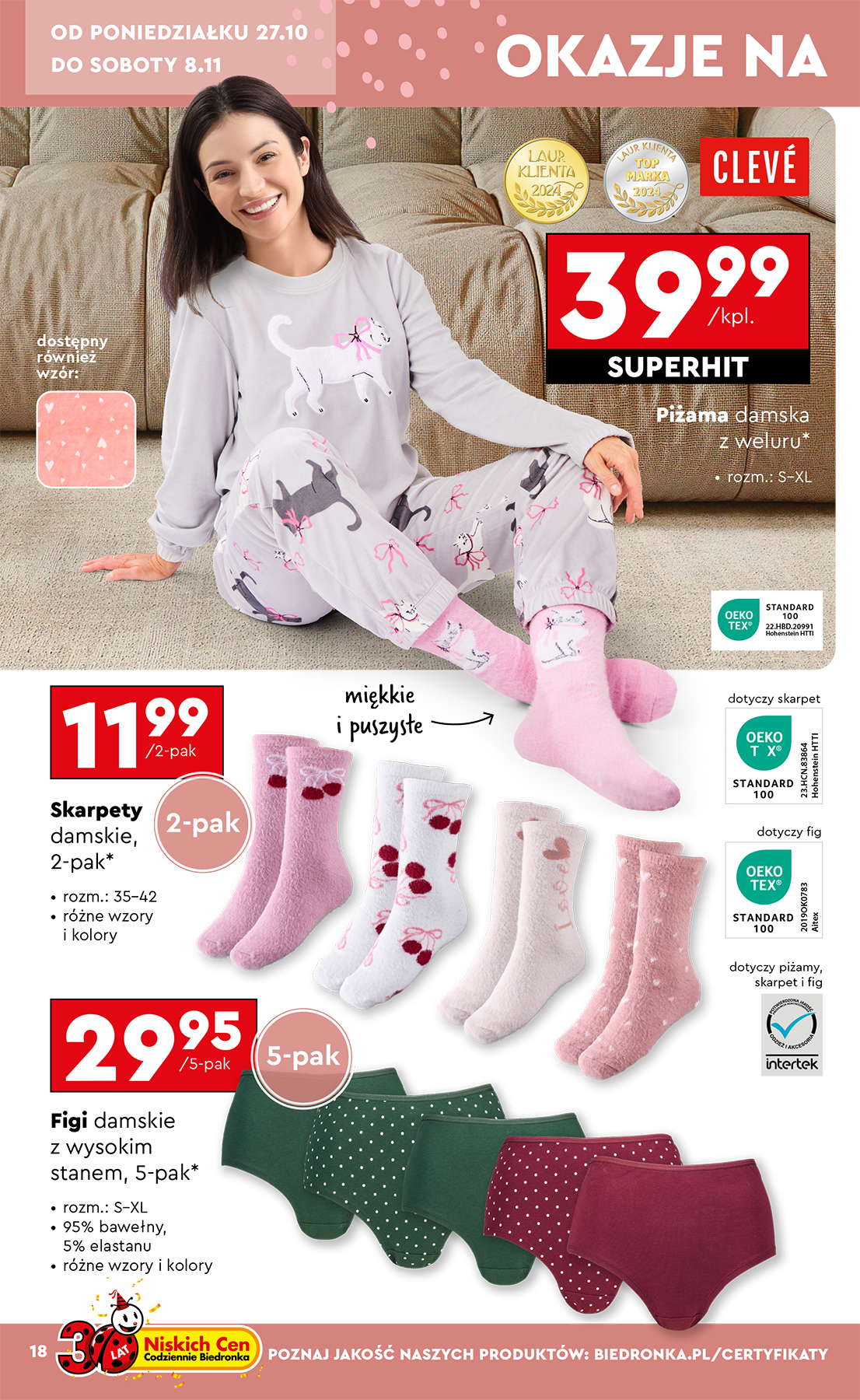 biedronka - Aktuální leták Biedronka - Hity i inspiracje od 27.10. do 08.11. - page: 18