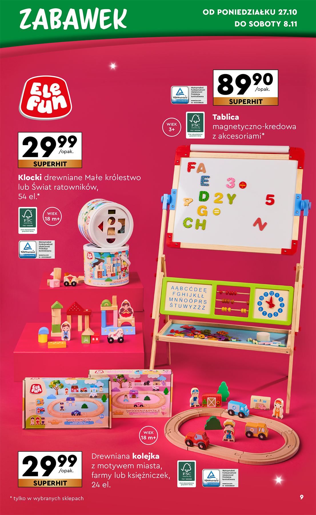 biedronka - Aktuální leták Biedronka - Hity i inspiracje od 27.10. do 08.11. - page: 9