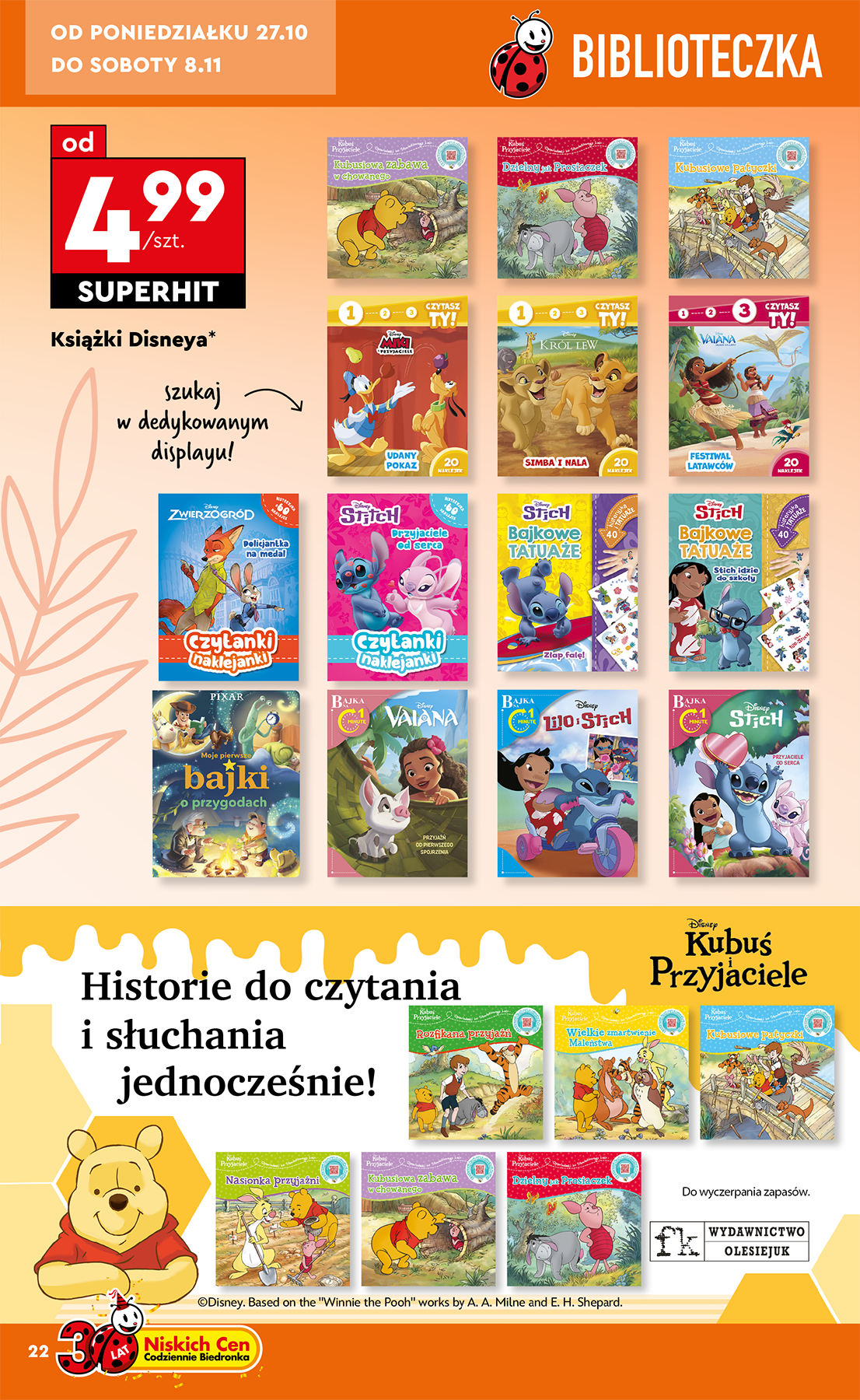 biedronka - Aktuální leták Biedronka - Hity i inspiracje od 27.10. do 08.11. - page: 22