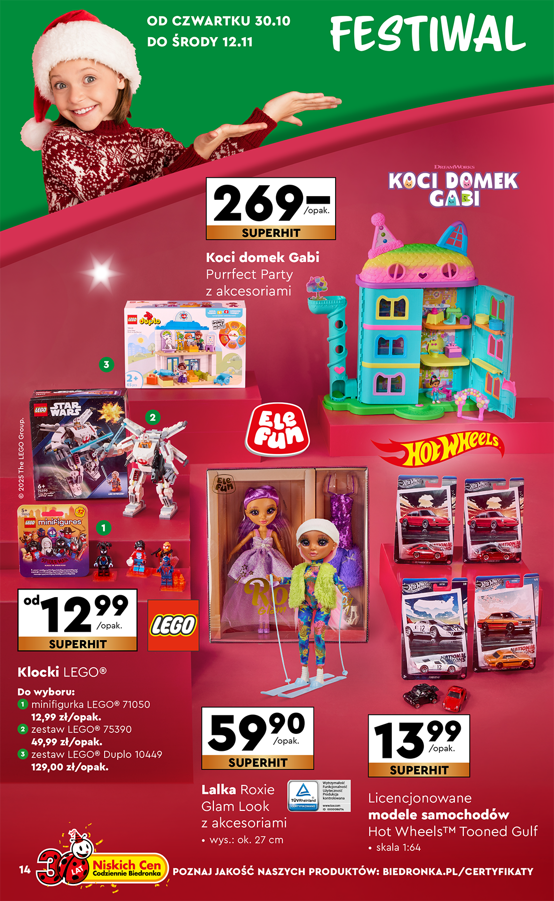 biedronka - Aktuální leták Biedronka - Hity i inspiracje od 27.10. do 08.11. - page: 14