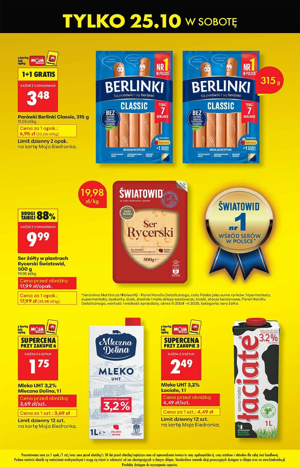 biedronka - Aktuální leták Biedronka - Najtańsza sobota od 25.10. do 25.10. - page: 2