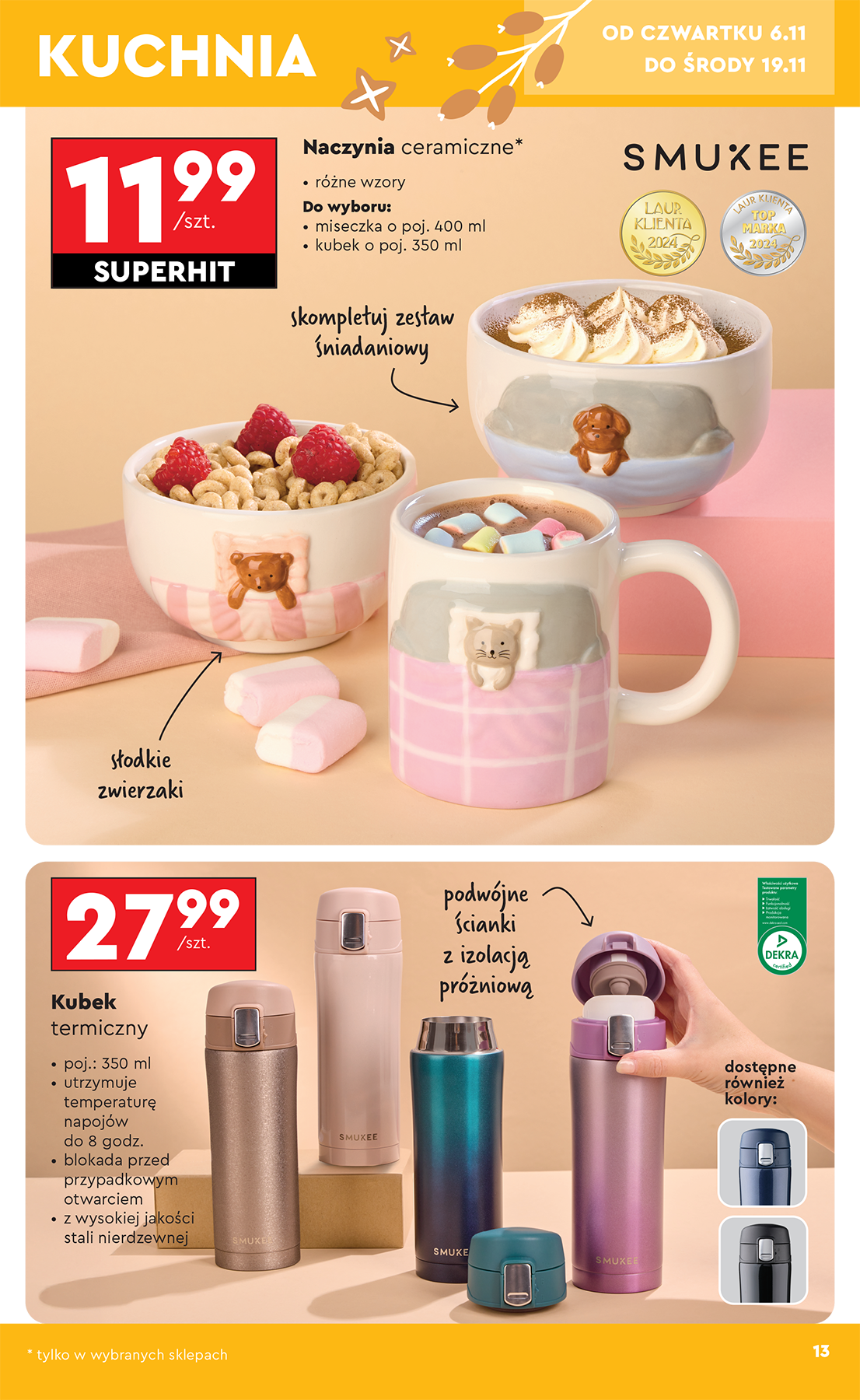 biedronka - Aktuální leták Biedronka - Hity i inspiracje od 03.11. do 15.11. - page: 13