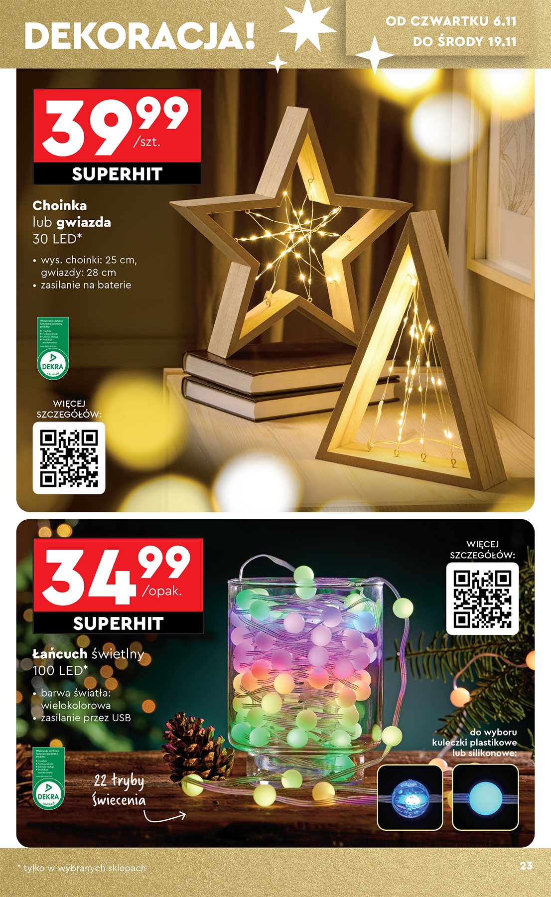 biedronka - Aktuální leták Biedronka - Hity i inspiracje od 03.11. do 15.11. - page: 23