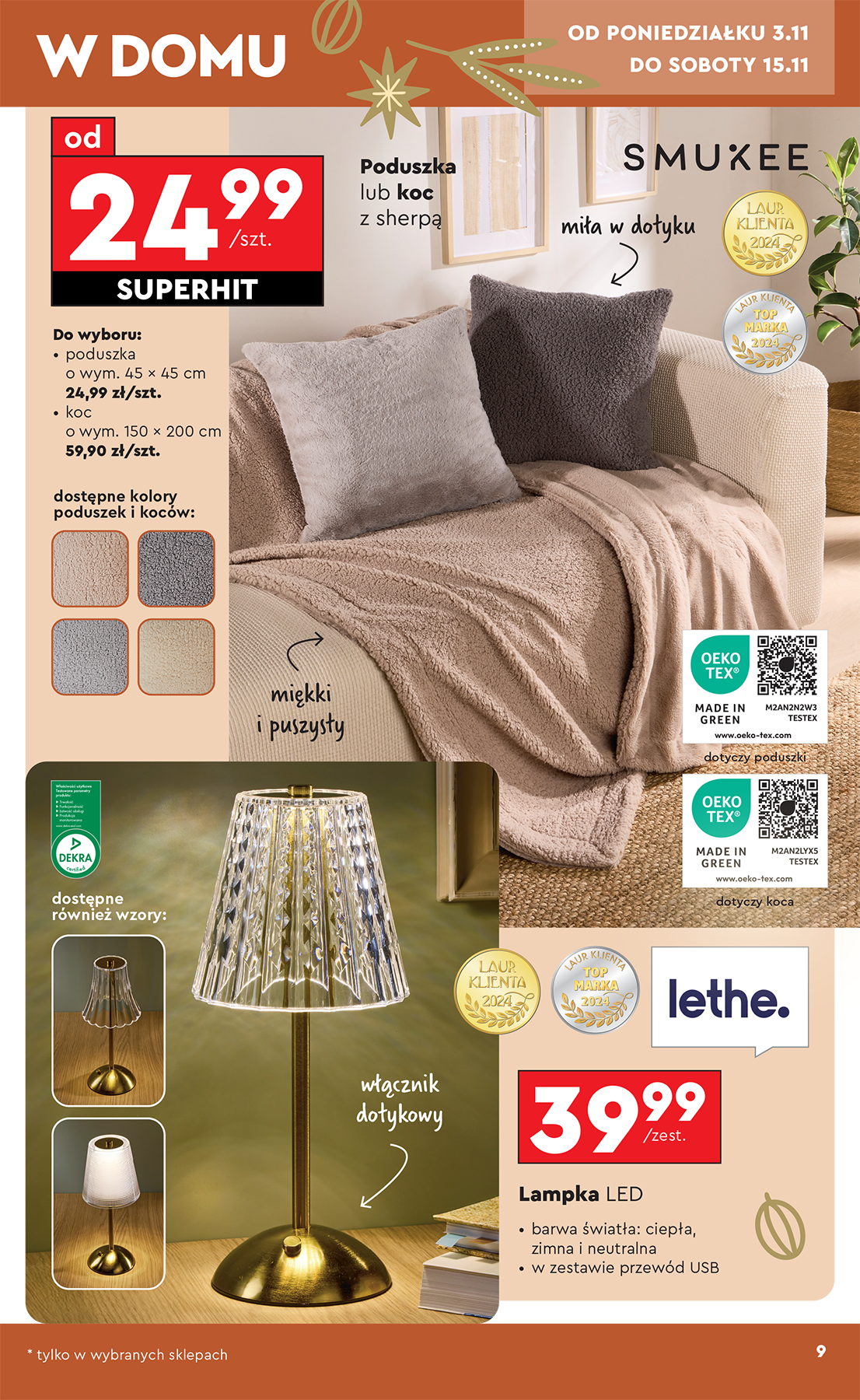 biedronka - Aktuální leták Biedronka - Hity i inspiracje od 03.11. do 15.11. - page: 9