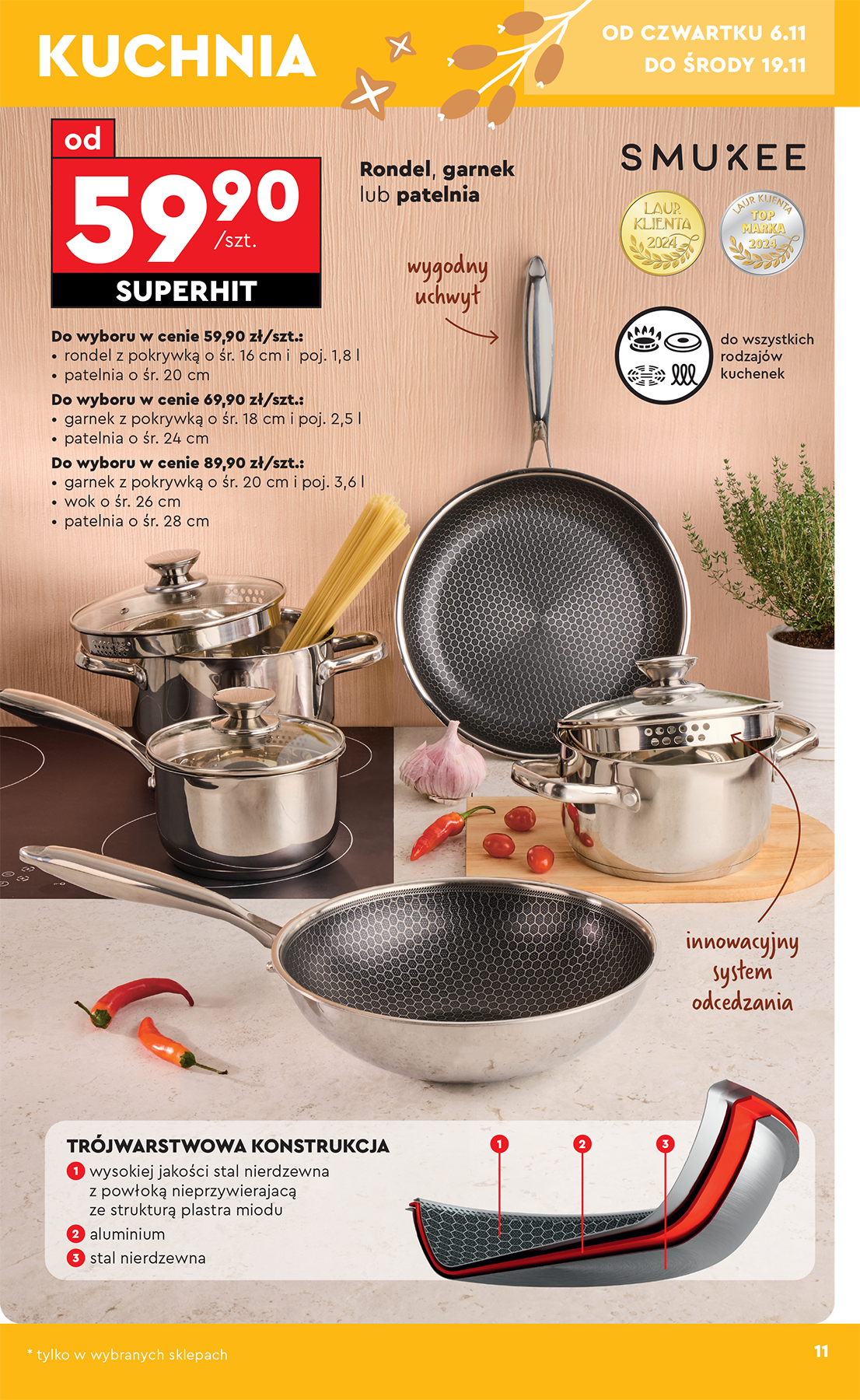 biedronka - Aktuální leták Biedronka - Hity i inspiracje od 03.11. do 15.11. - page: 11