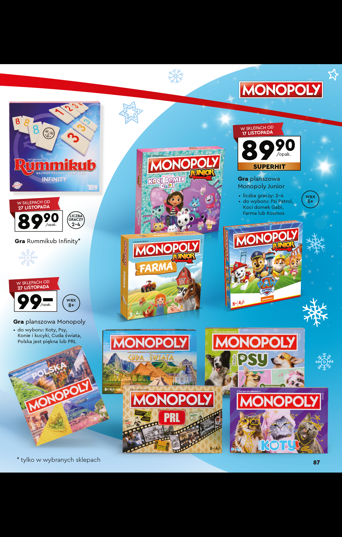 biedronka - Aktuální leták Biedronka - Kraina Zabawek 2025 od 02.11. do 24.12. - page: 87