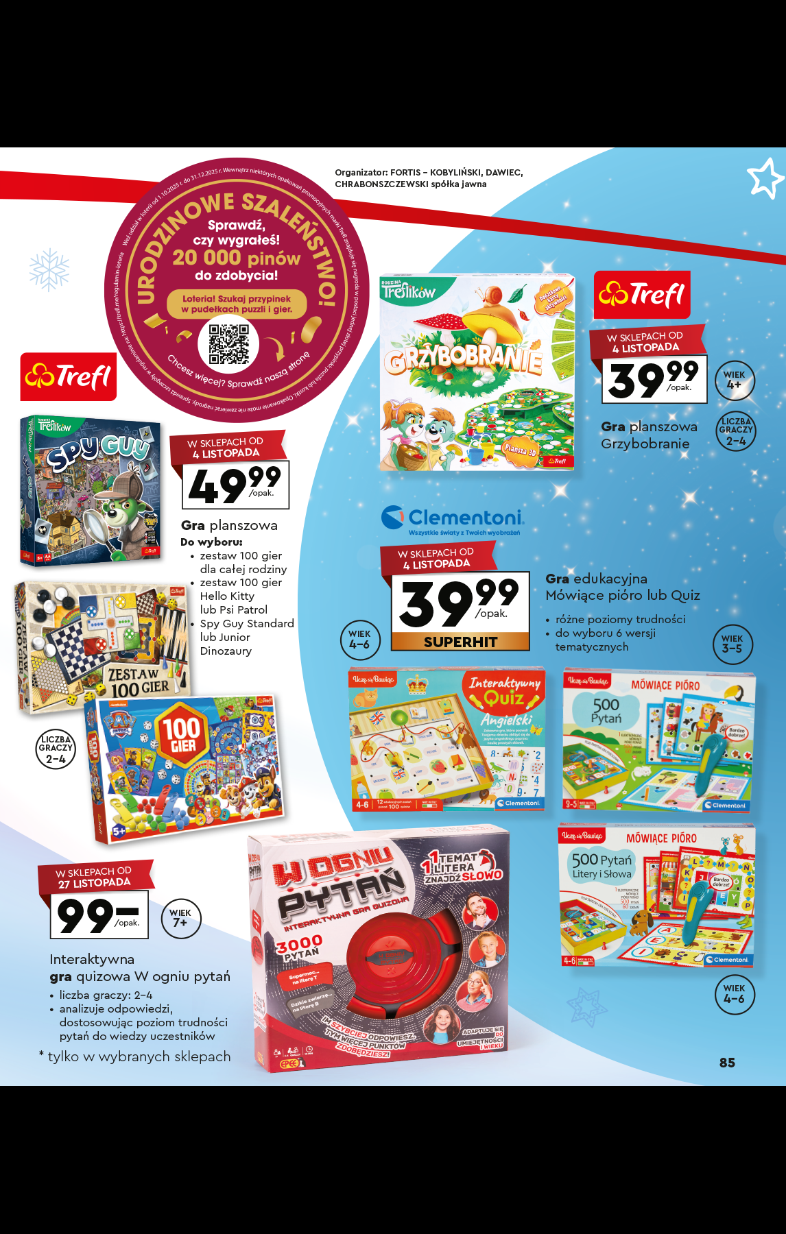 biedronka - Aktuální leták Biedronka - Kraina Zabawek 2025 od 02.11. do 24.12. - page: 85