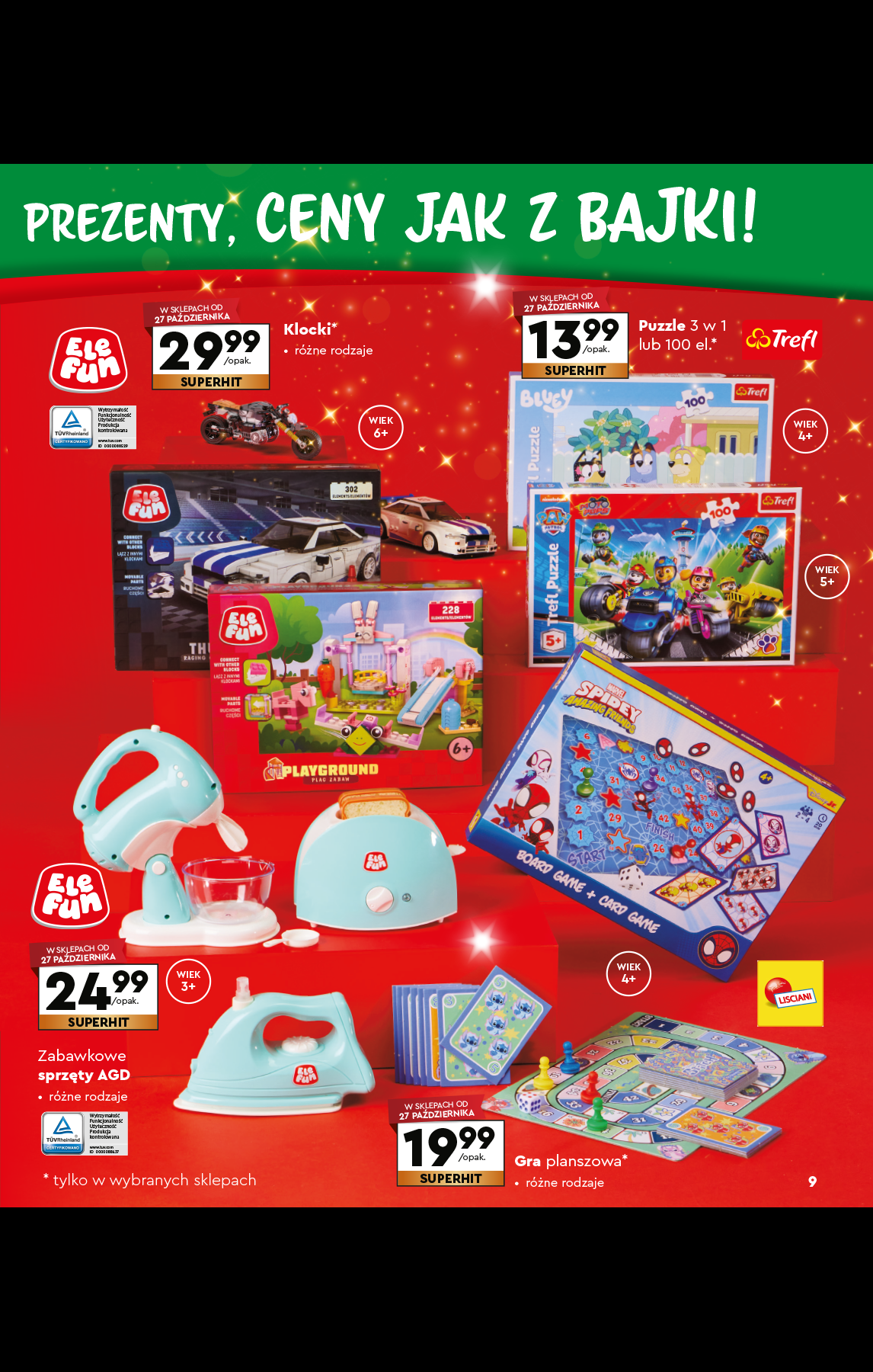 biedronka - Aktuální leták Biedronka - Kraina Zabawek 2025 od 02.11. do 24.12. - page: 9