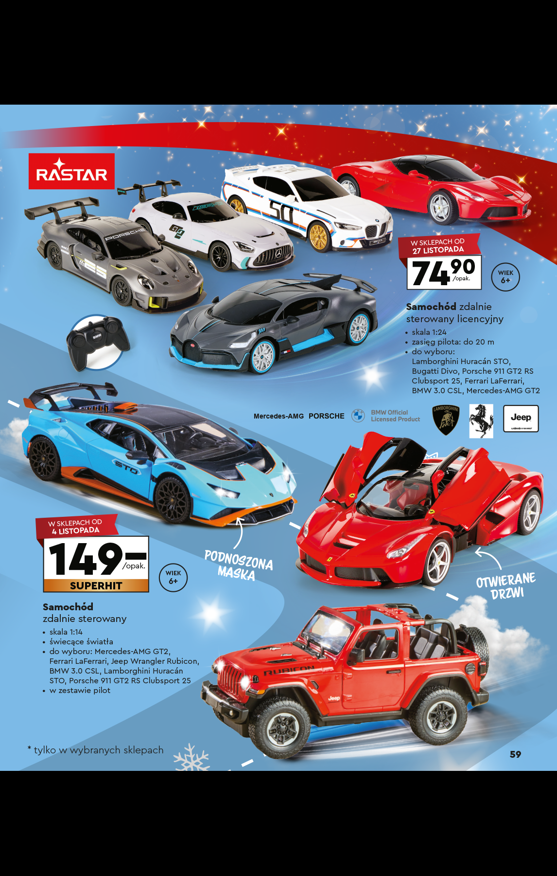 biedronka - Aktuální leták Biedronka - Kraina Zabawek 2025 od 02.11. do 24.12. - page: 59
