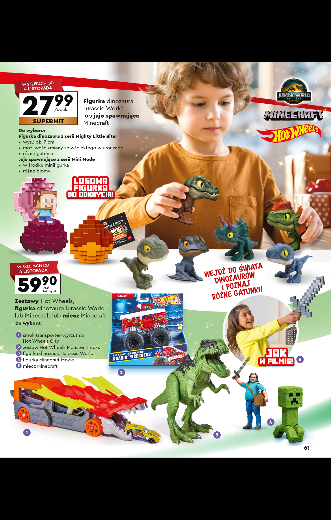 biedronka - Aktuální leták Biedronka - Kraina Zabawek 2025 od 02.11. do 24.12. - page: 61