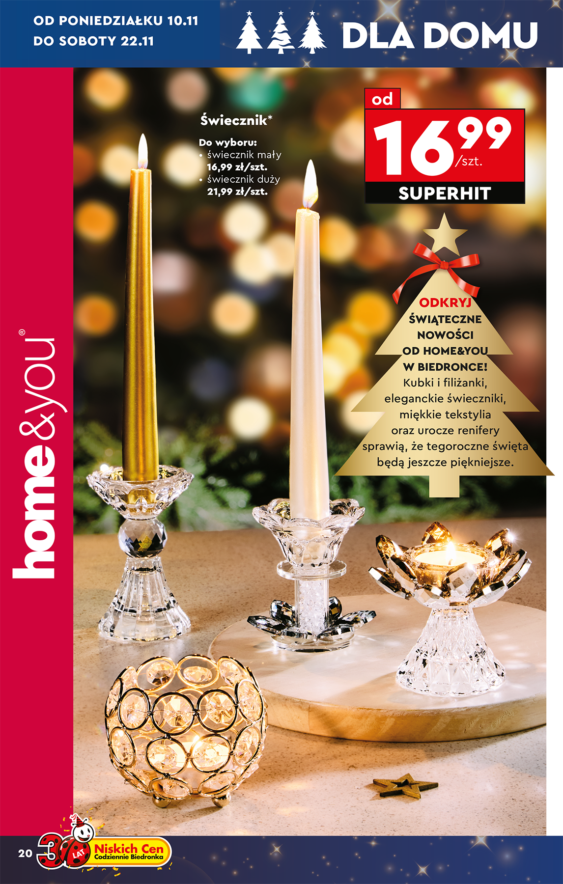 biedronka - Aktuální leták Biedronka - Hity i inspiracje od 08.11. do 01.12. - page: 22