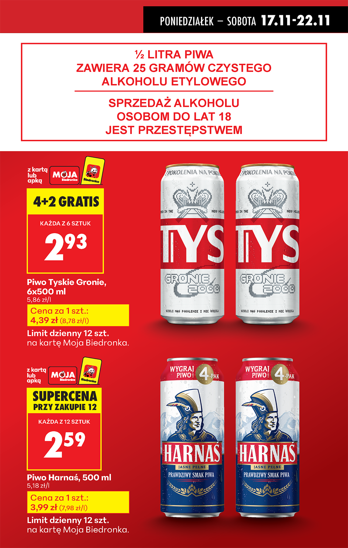 biedronka - Aktuální leták Biedronka od 17.11. do 22.11. - page: 17