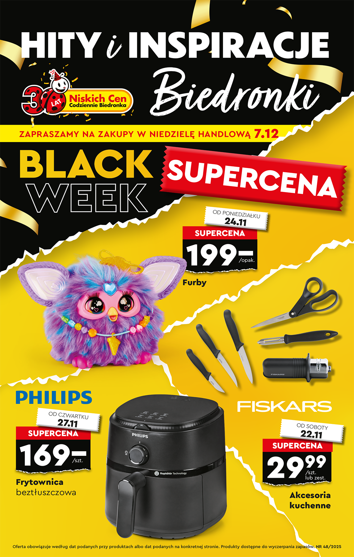 biedronka - Aktuální leták Biedronka - Black Week od 22.11. do 07.12.