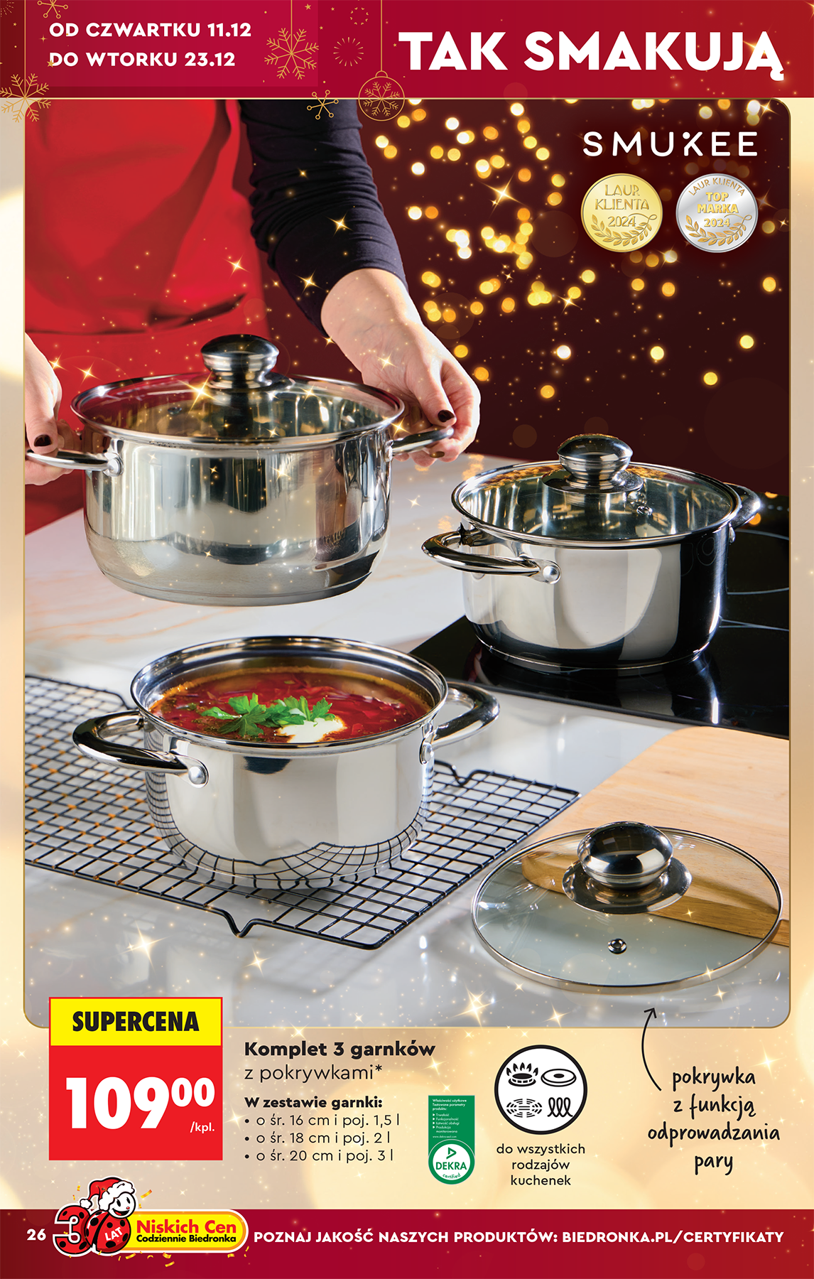 biedronka - Aktuální leták Biedronka - Hity i inspiracje od 06.12. do 28.12. - page: 26