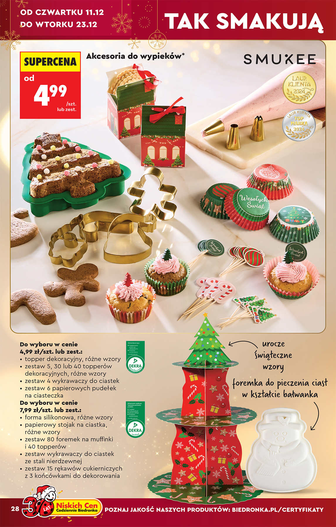 biedronka - Aktuální leták Biedronka - Hity i inspiracje od 06.12. do 28.12. - page: 28