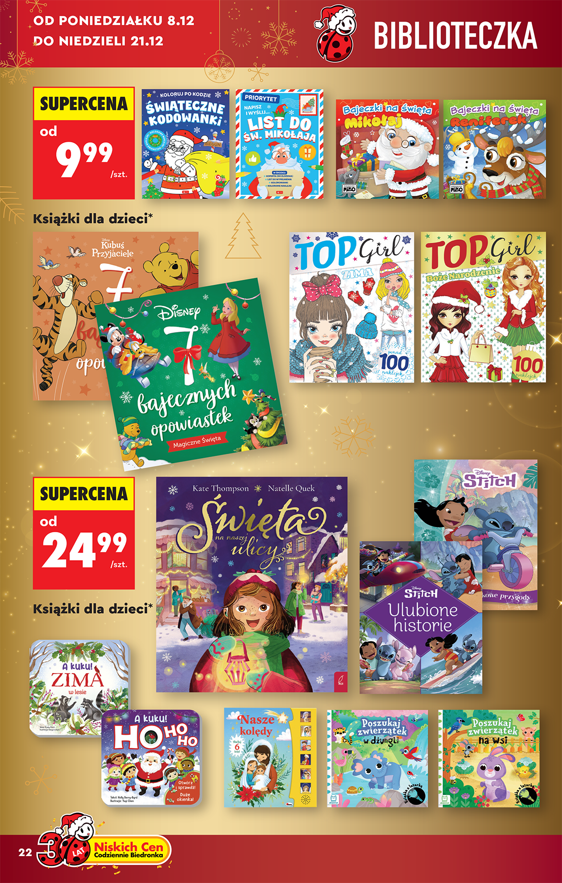 biedronka - Aktuální leták Biedronka - Hity i inspiracje od 06.12. do 28.12. - page: 22