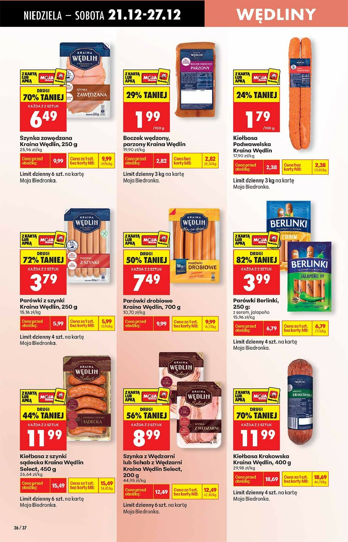 biedronka - Aktuální leták Biedronka od 21.12. do 27.12. - page: 36