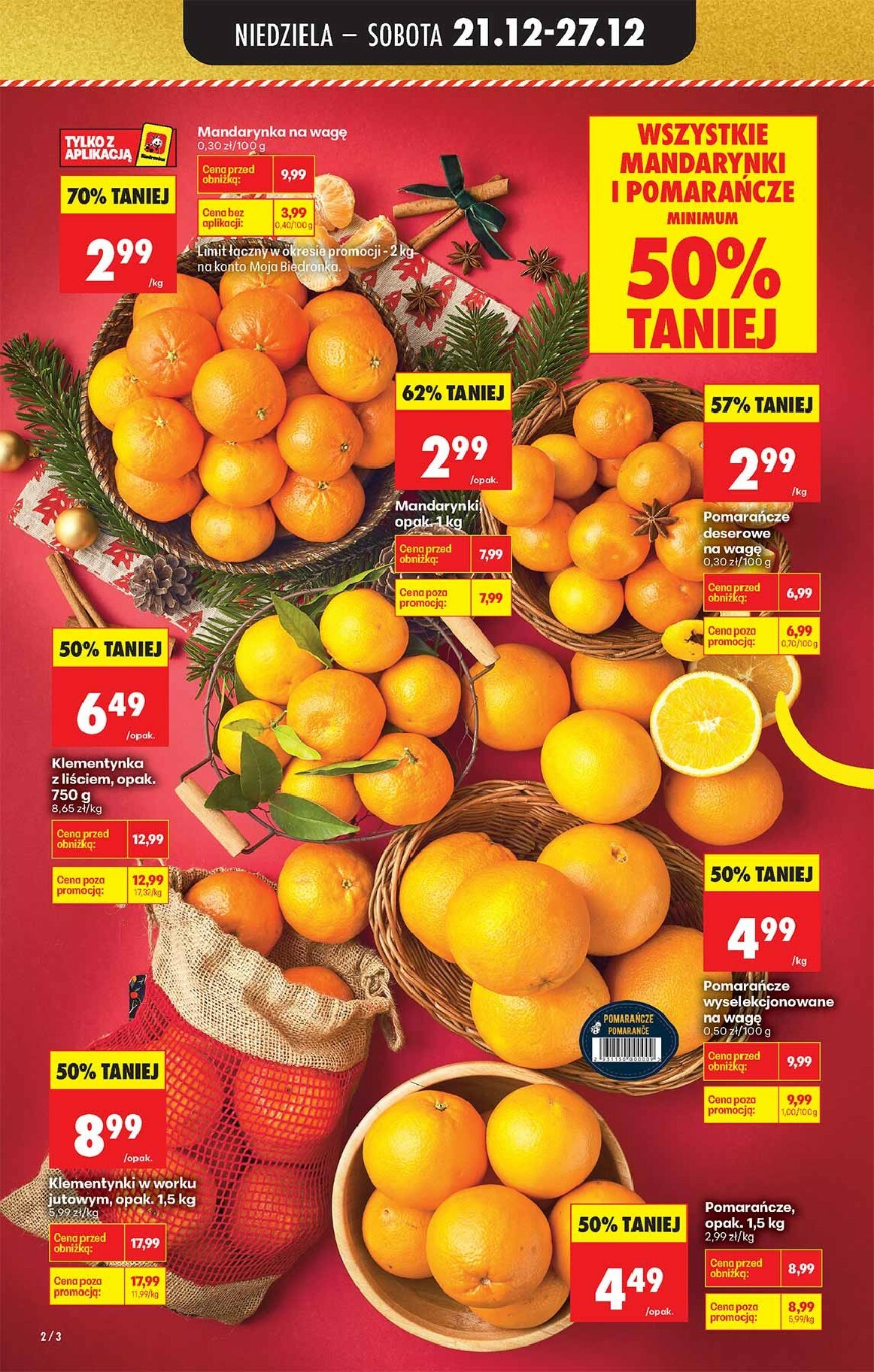 biedronka - Aktuální leták Biedronka od 21.12. do 27.12. - page: 2