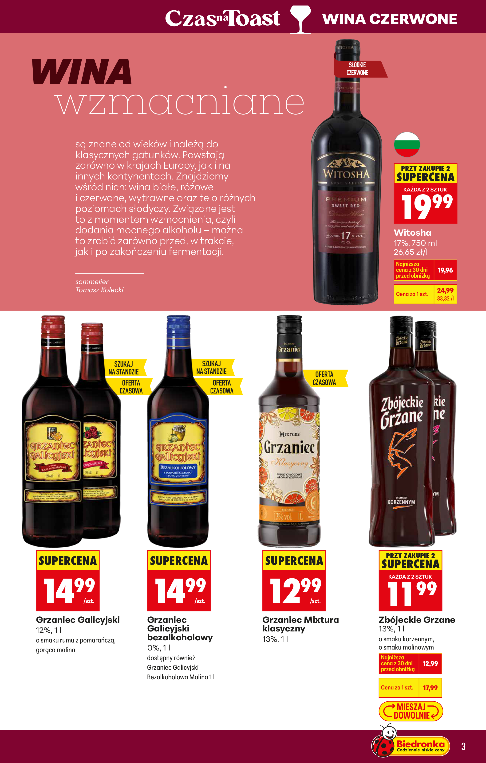 biedronka - Aktuální leták Biedronka - Czas na Toast od 27.12. do 10.01. - page: 3