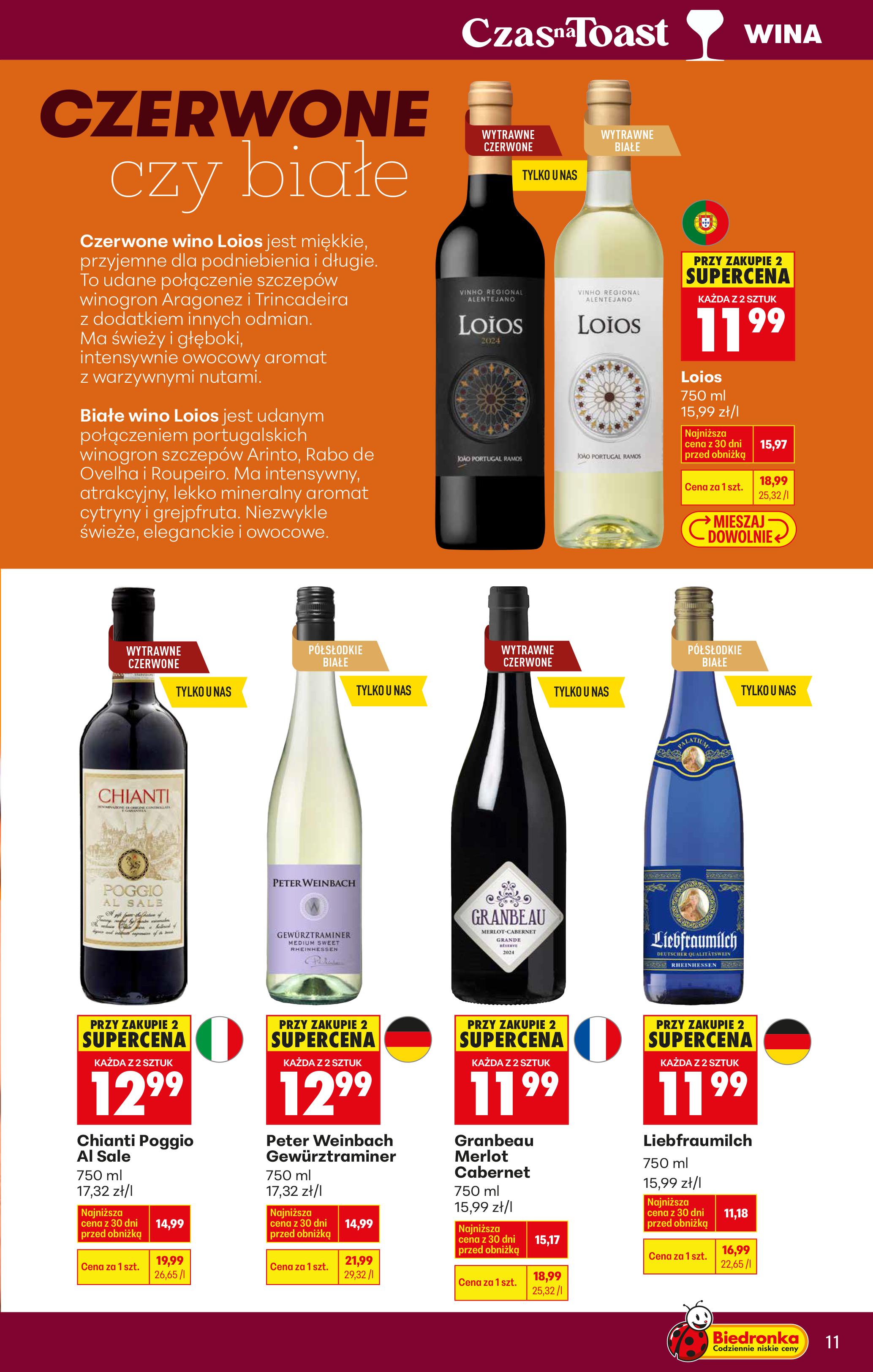 biedronka - Aktuální leták Biedronka - Czas na Toast od 27.12. do 10.01. - page: 11
