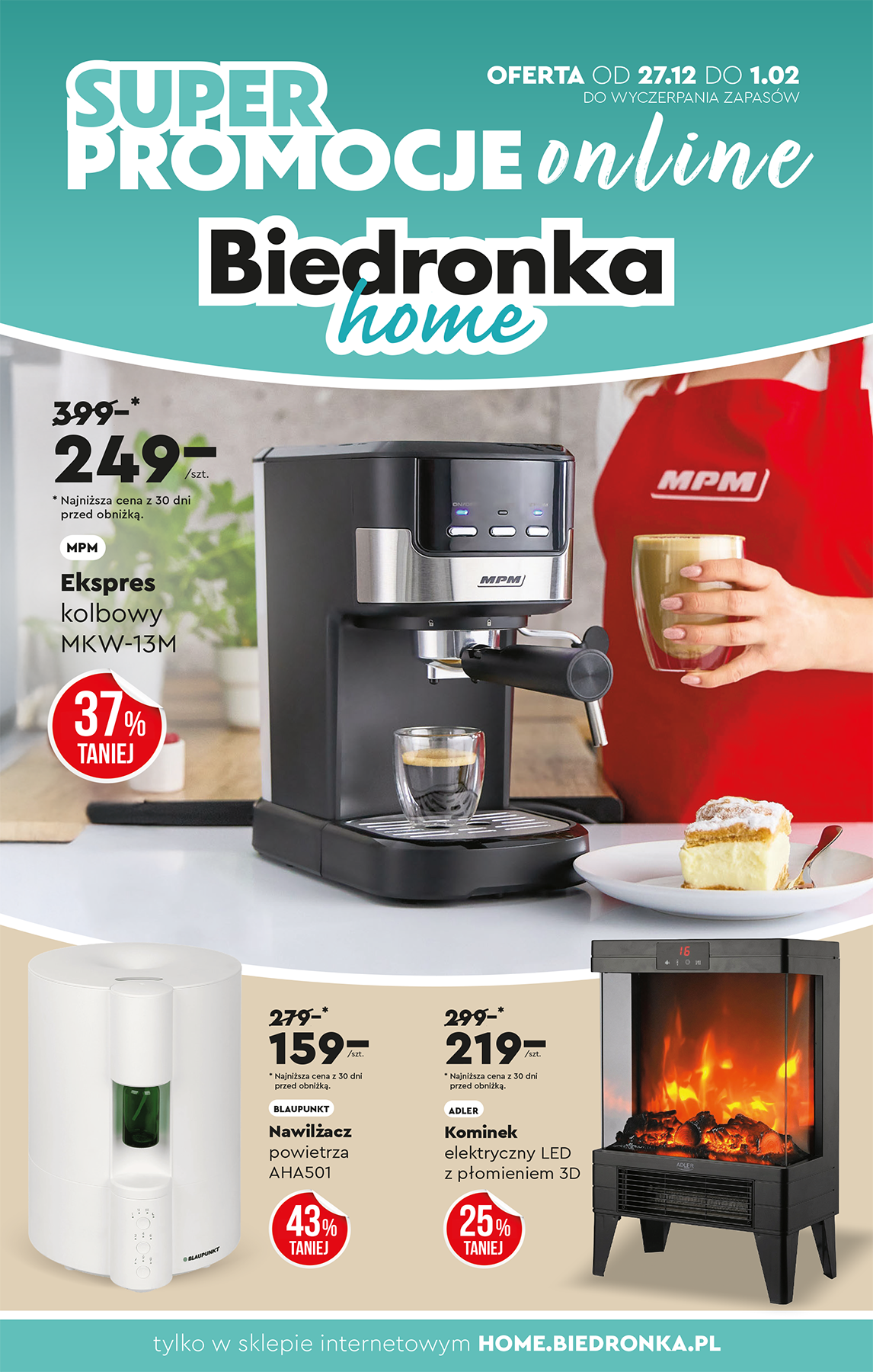 biedronka - Aktuální leták Biedronka - Home od 27.12. do 01.02.