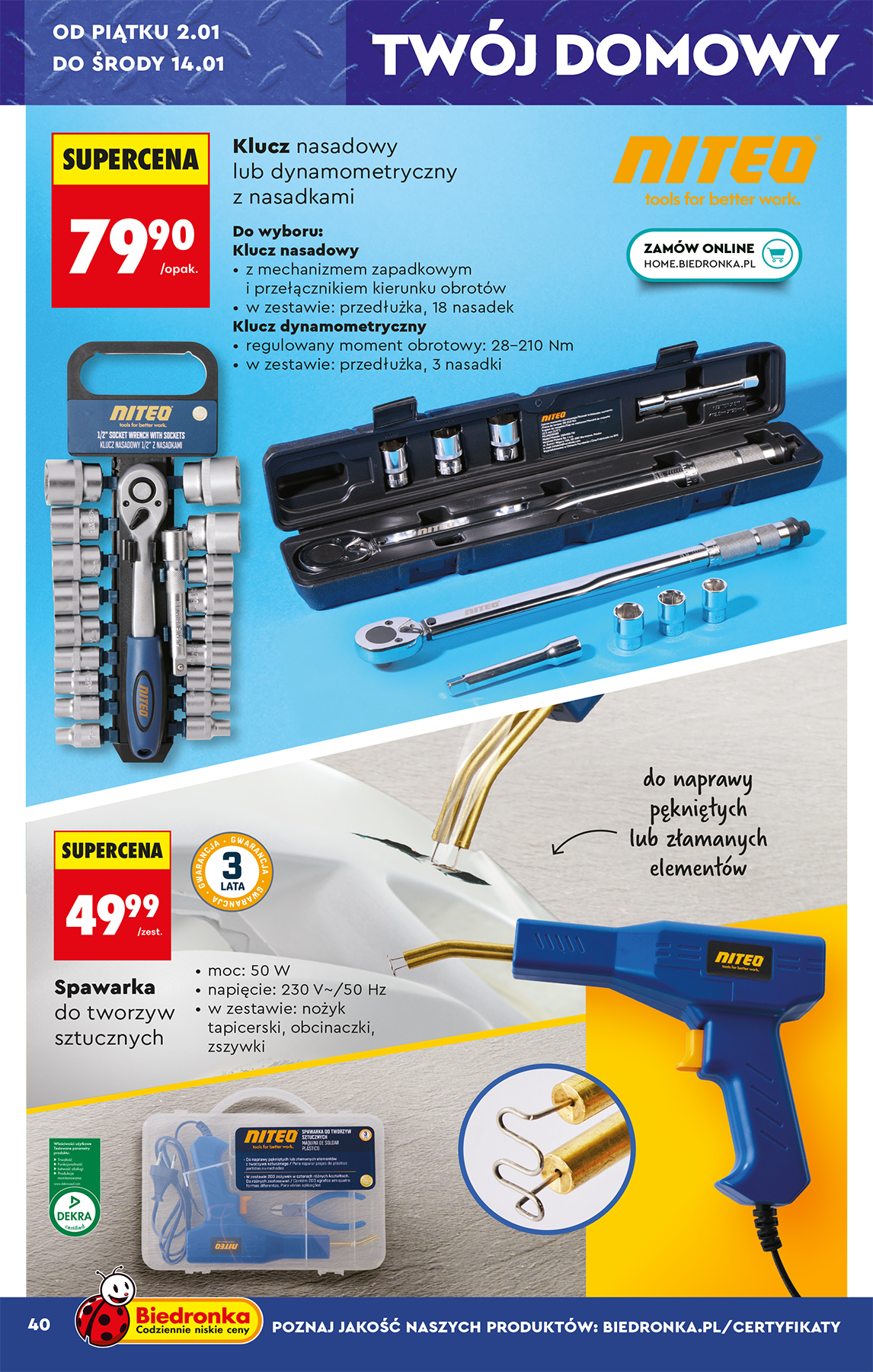 biedronka - Aktuální leták Biedronka - Hity i inspiracje od 29.12. do 14.01. - page: 44