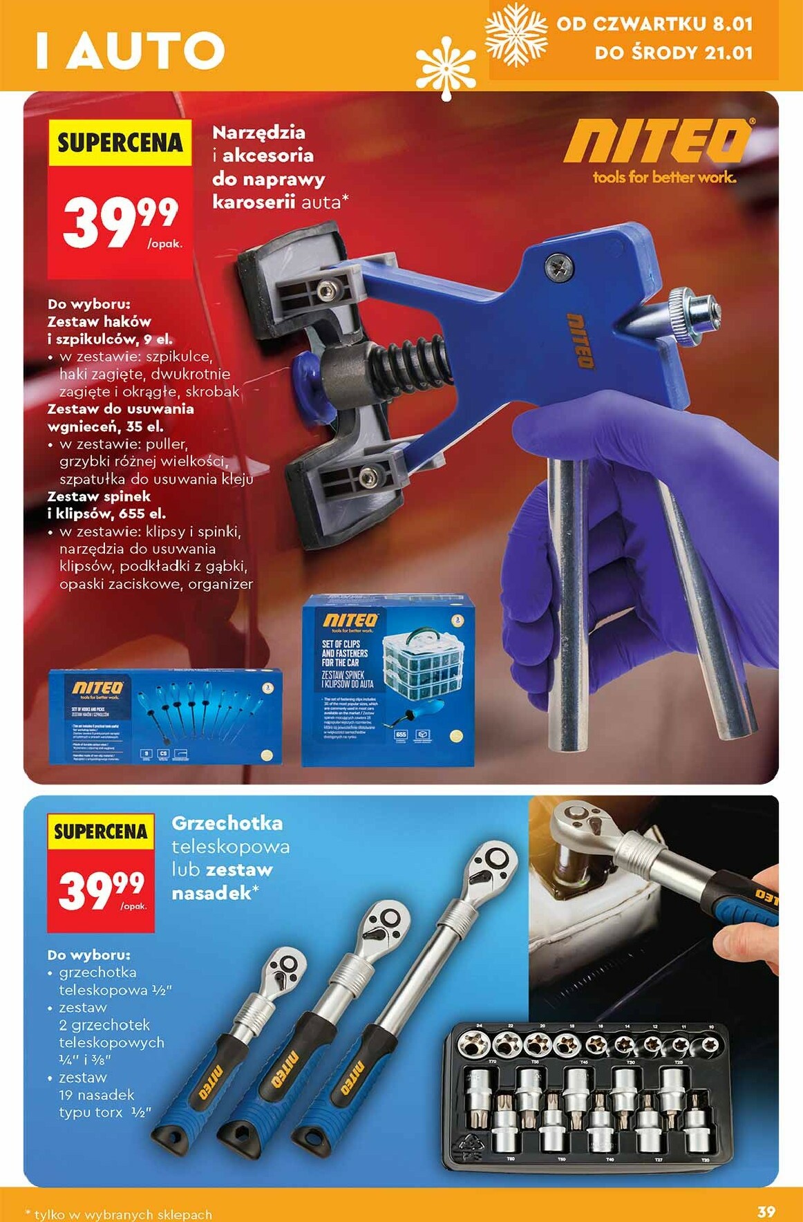 biedronka - Aktuální leták Biedronka - Hity i inspiracje od 05.01. do 21.01. - page: 39