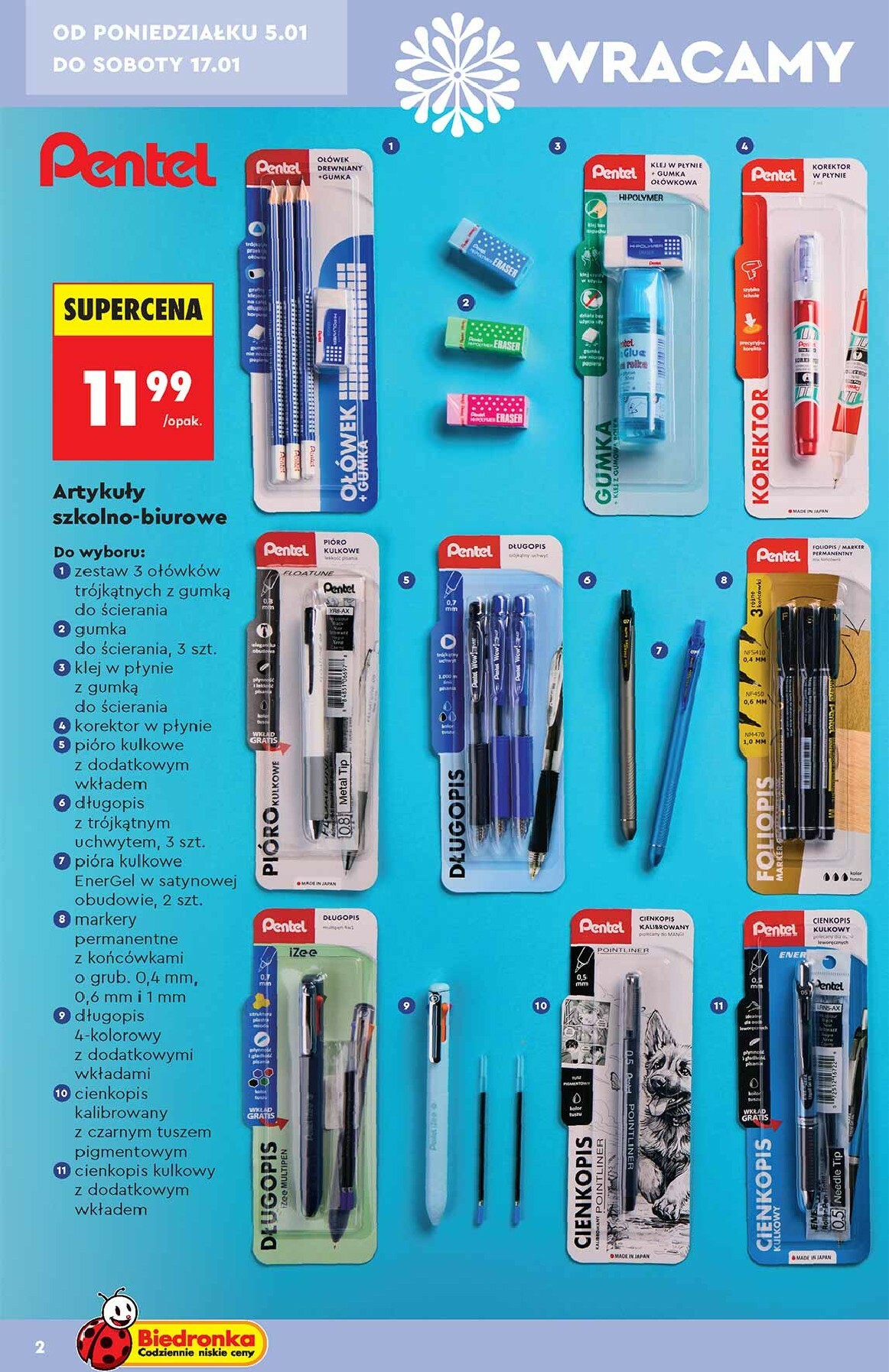 biedronka - Aktuální leták Biedronka - Hity i inspiracje od 05.01. do 21.01. - page: 2