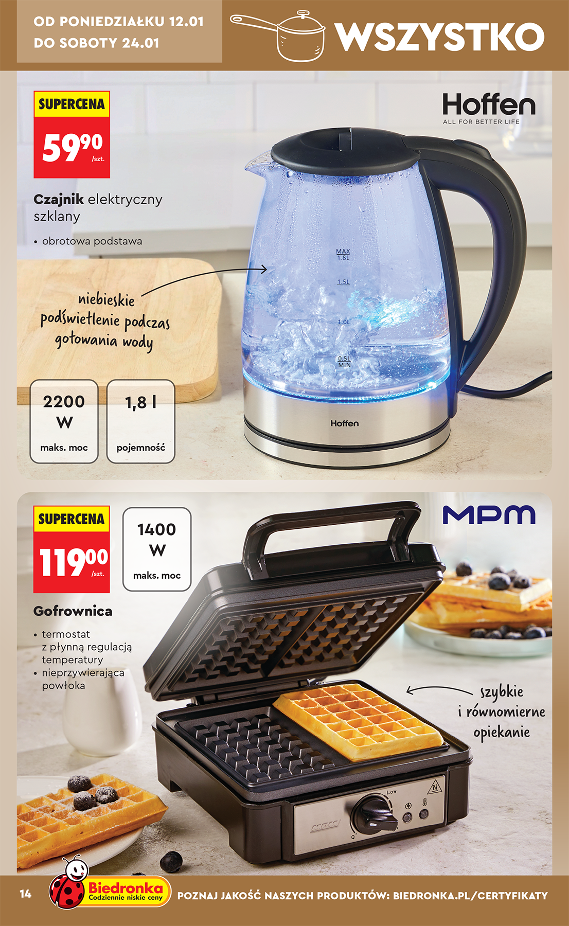 biedronka - Aktuální leták Biedronka - Hity i inspiracje od 10.01. do 28.01. - page: 16
