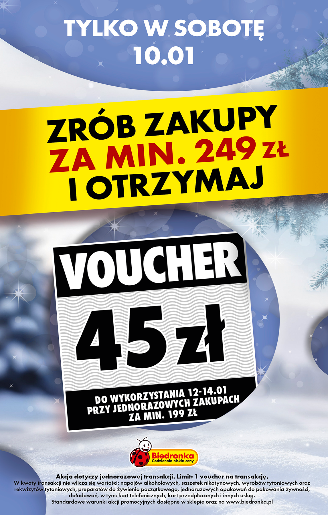 biedronka - Aktuální leták Biedronka - Najtańsza sobota od 10.01. do 10.01. - page: 4