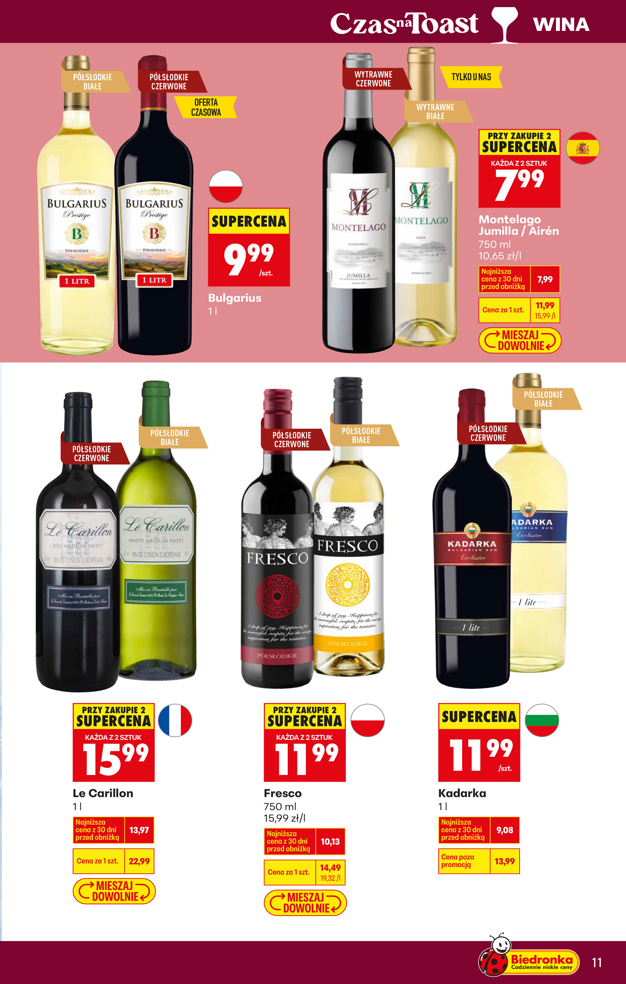 biedronka - Aktuální leták Biedronka - Alkohole od 12.01. do 25.01. - page: 13