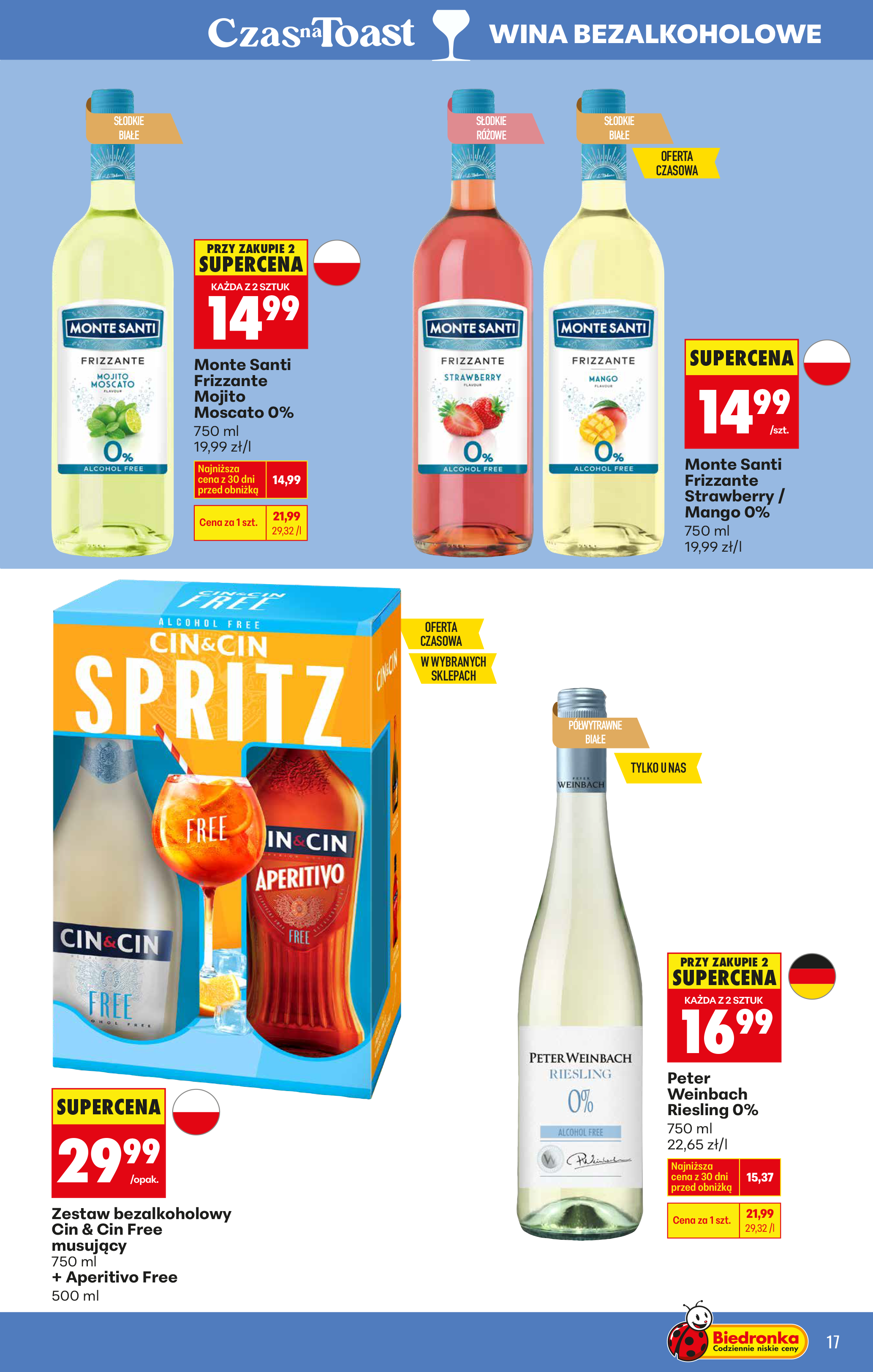 biedronka - Aktuální leták Biedronka - Alkohole od 12.01. do 25.01. - page: 19