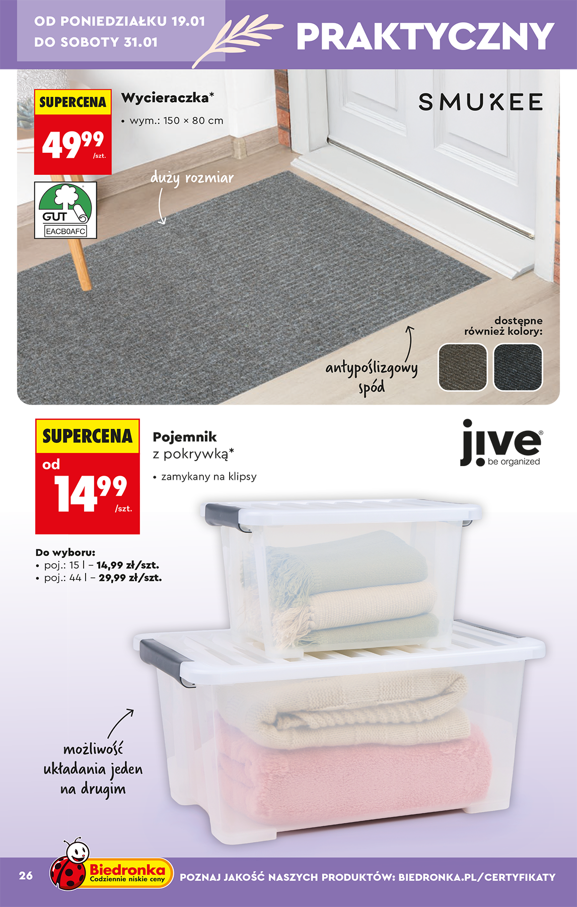 biedronka - Aktuální leták Biedronka - Hity i inspiracje od 17.01. do 31.01. - page: 28