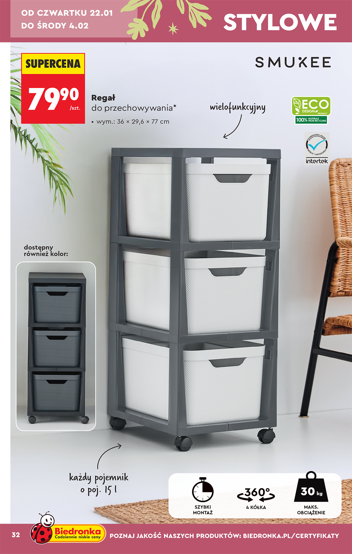 biedronka - Aktuální leták Biedronka - Hity i inspiracje od 17.01. do 31.01. - page: 34