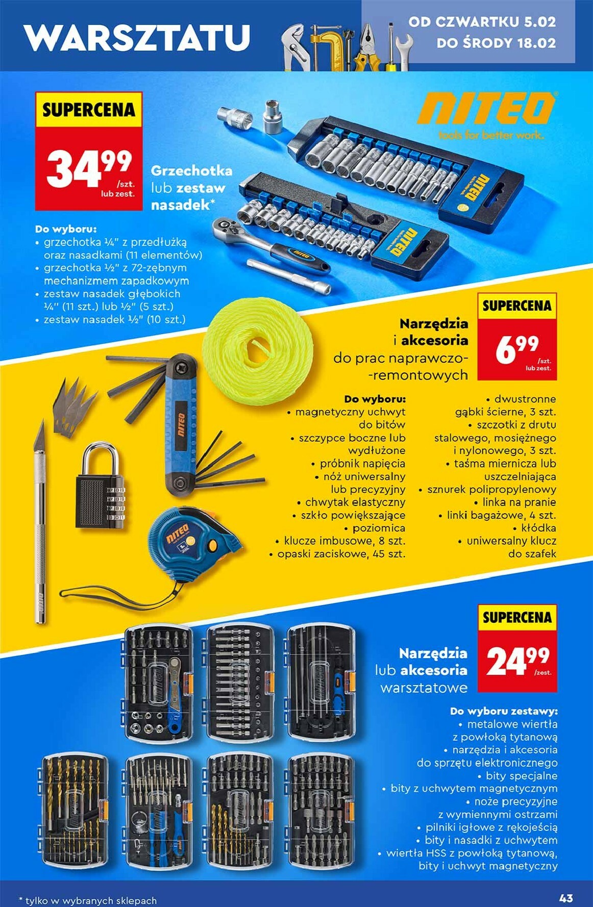 biedronka - Biedronka - Hity i inspiracje leták platný od soboty 31.01.2026 do středy 18.02.2026 - page: 43