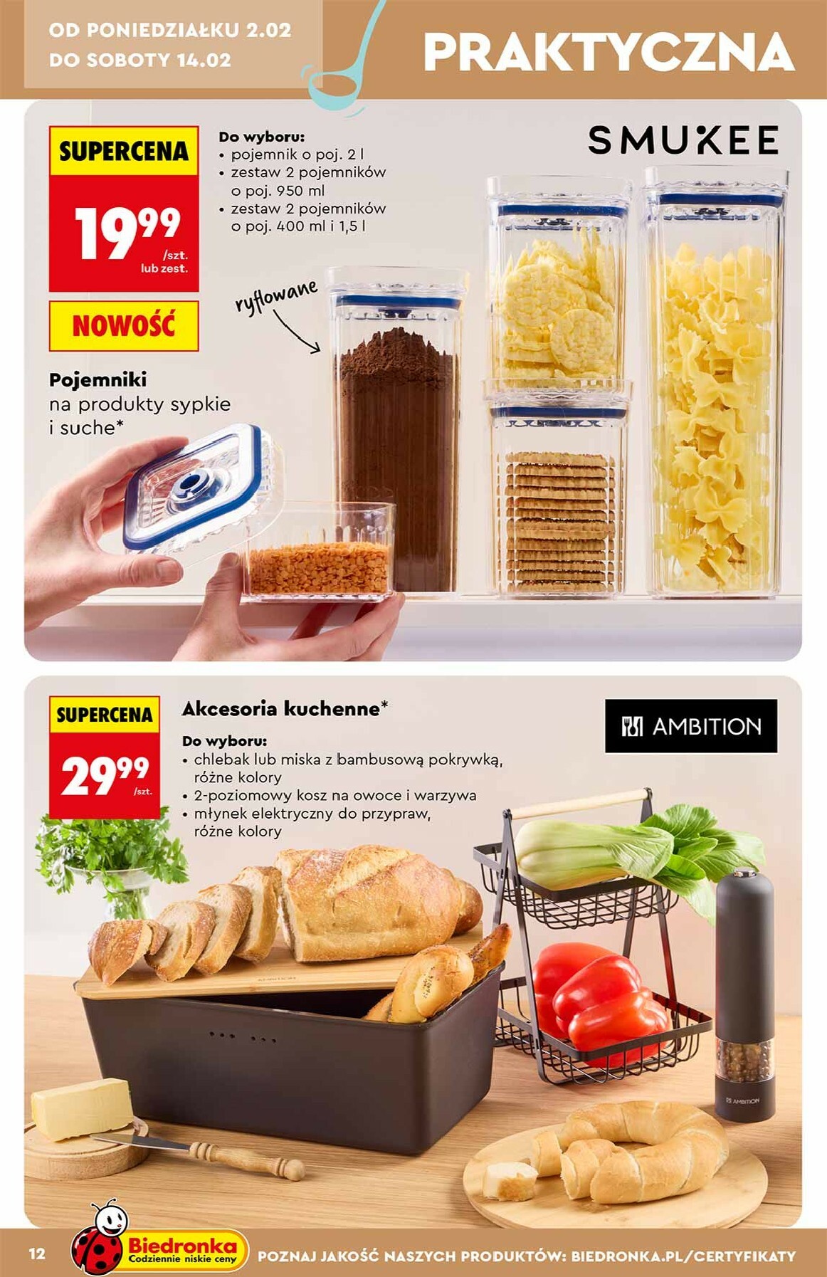 biedronka - Biedronka - Hity i inspiracje leták platný od soboty 31.01.2026 do středy 18.02.2026 - page: 12