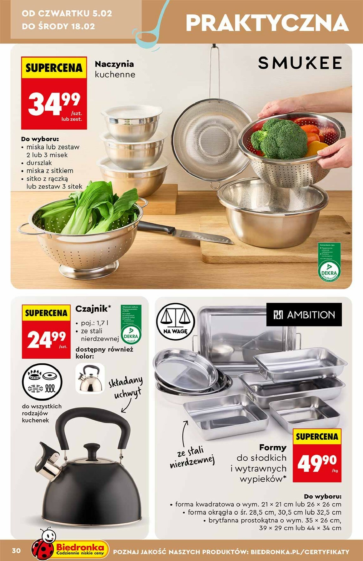biedronka - Biedronka - Hity i inspiracje leták platný od soboty 31.01.2026 do středy 18.02.2026 - page: 30