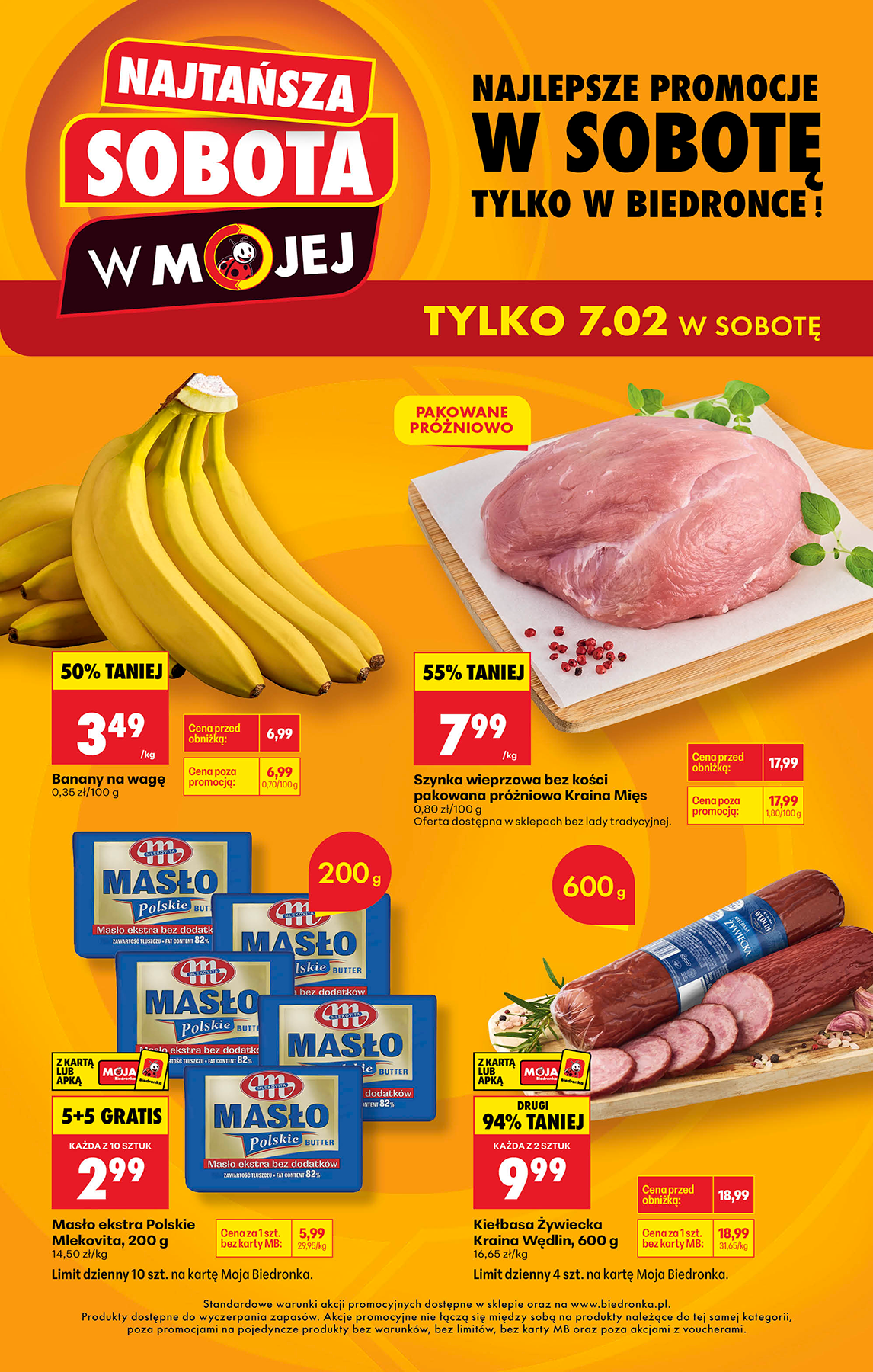biedronka - Biedronka - Najtańsza sobota leták platný od soboty 07.02.2026