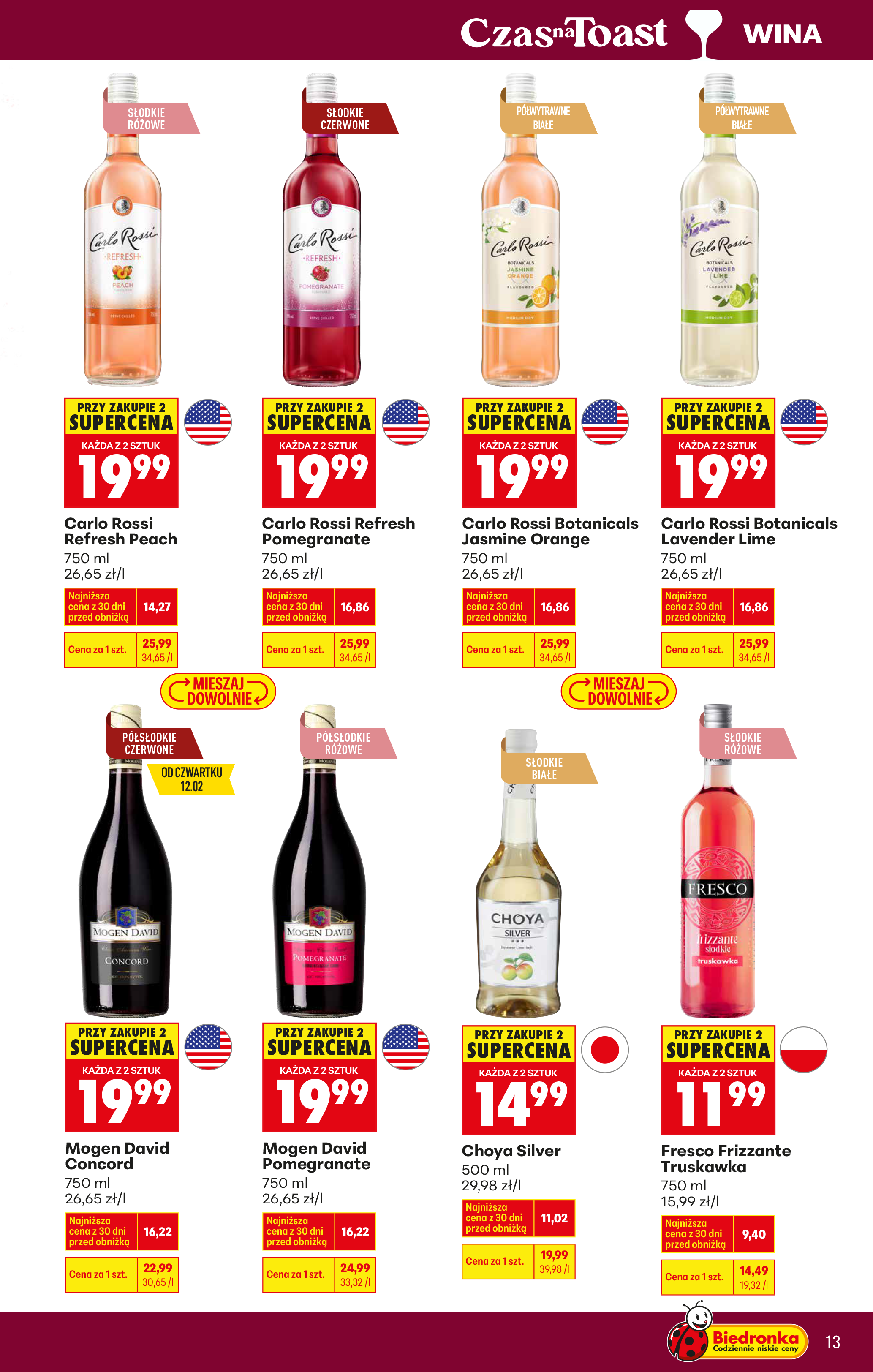biedronka - Biedronka - Czas na Toast leták platný od pondělí 09.02.2026 do soboty 21.02.2026 - page: 13