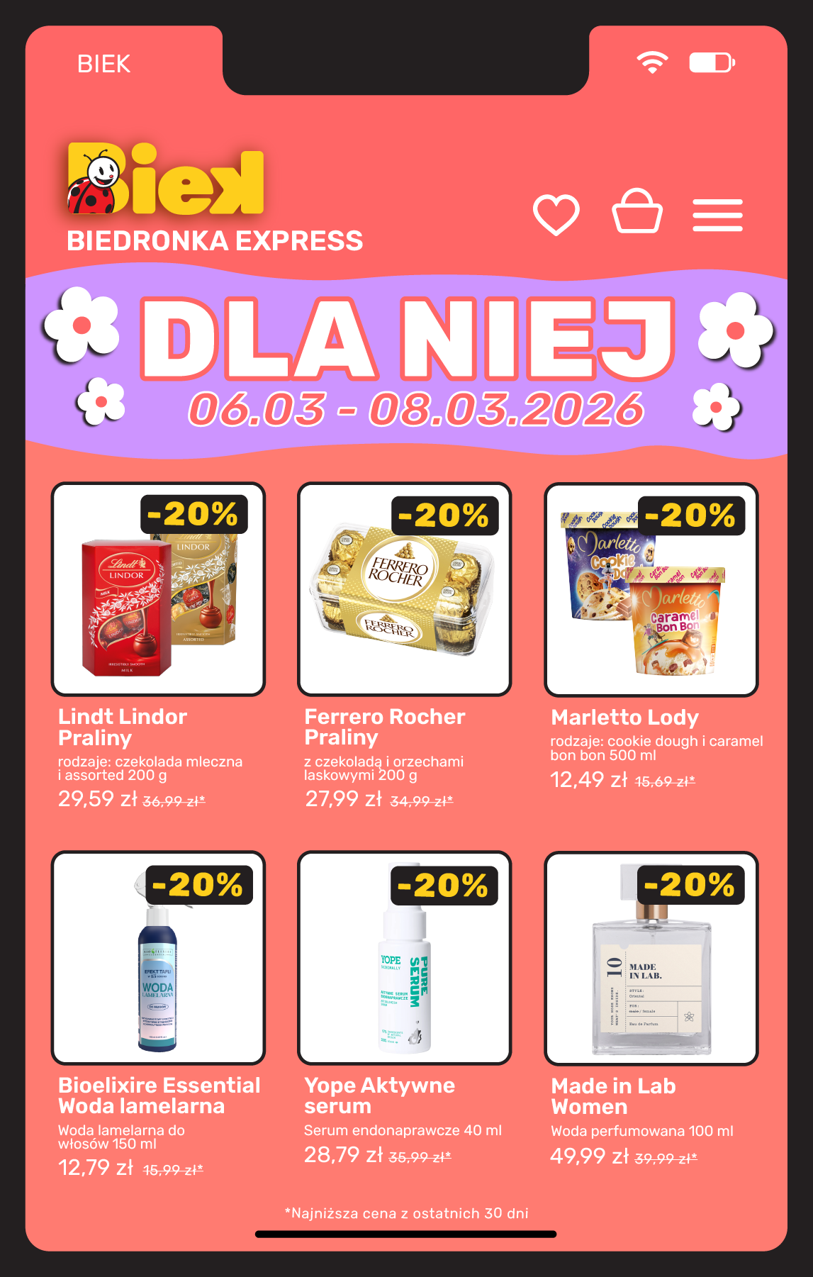 biedronka - Biedronka - Exspress leták platný od pátku 06.03.2026 do neděle 08.03.2026 - page: 3