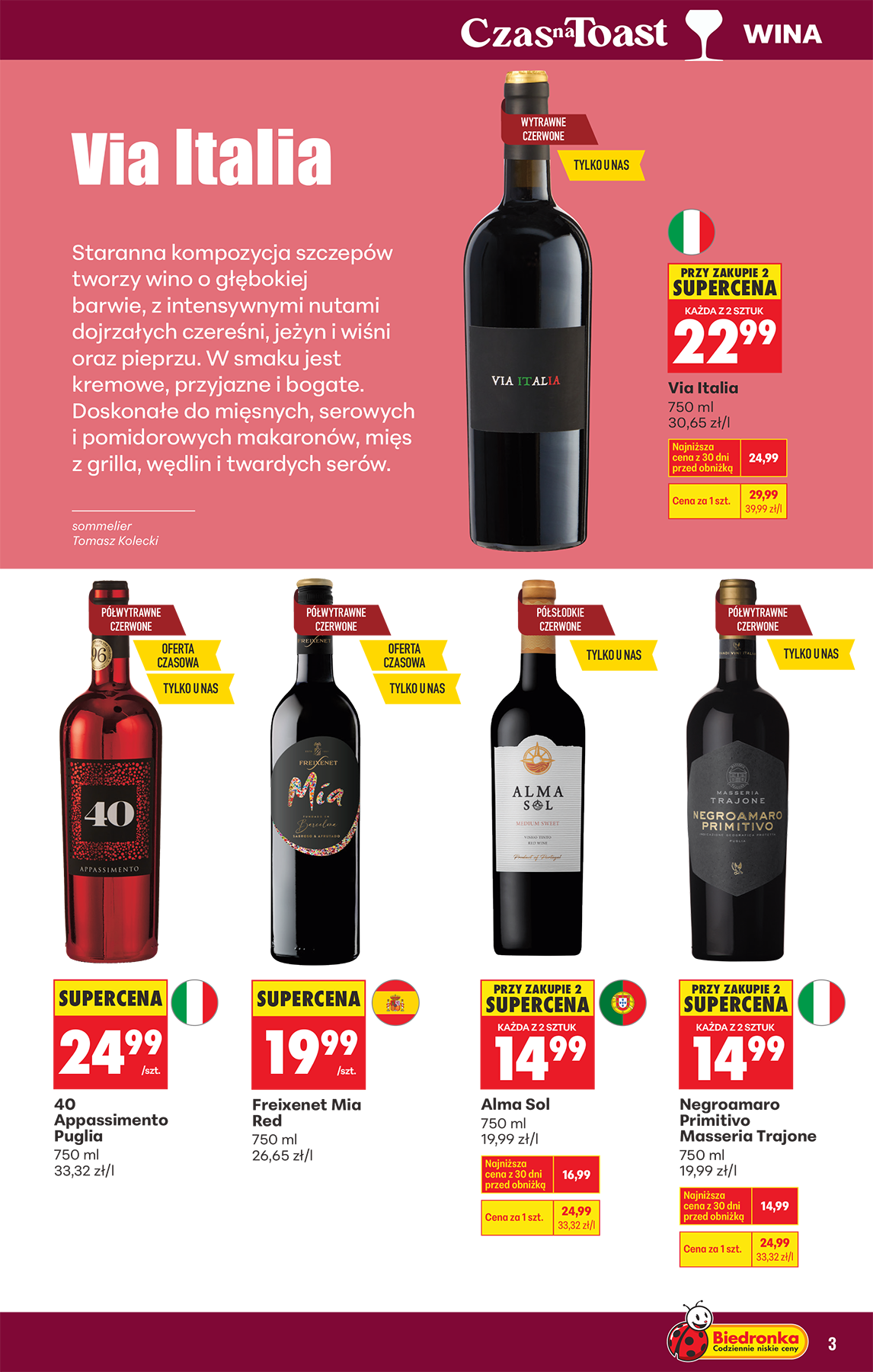 biedronka - Biedronka - Czas na toast leták platný od pondělí 09.03.2026 do soboty 21.03.2026 - page: 3
