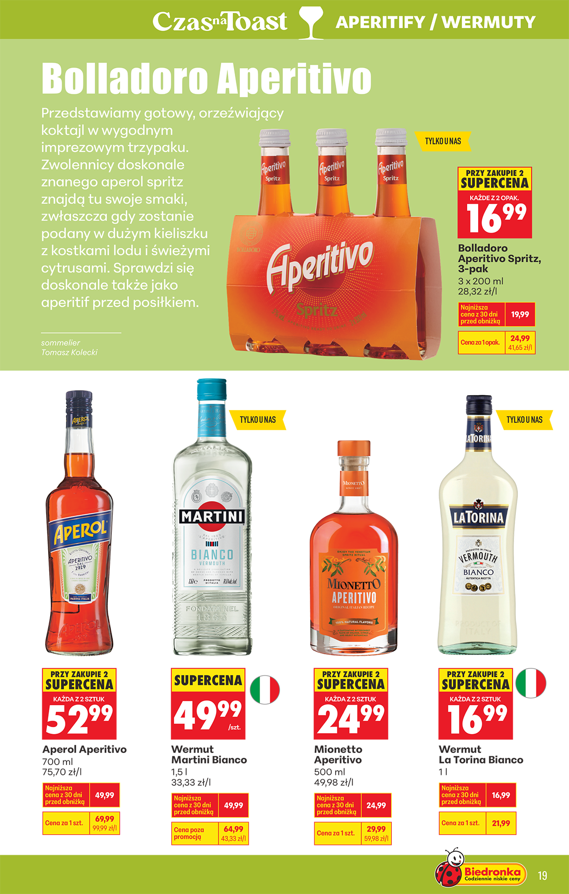 biedronka - Biedronka - Czas na toast leták platný od pondělí 09.03.2026 do soboty 21.03.2026 - page: 19