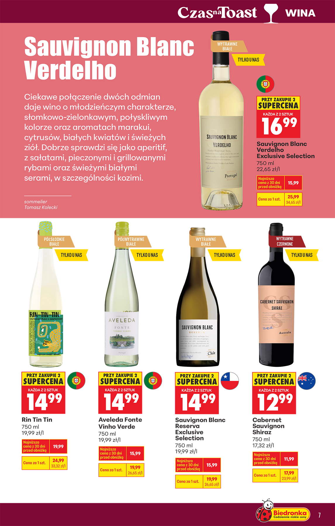 biedronka - Biedronka - Czas na toast leták platný od pondělí 09.03.2026 do soboty 21.03.2026 - page: 7
