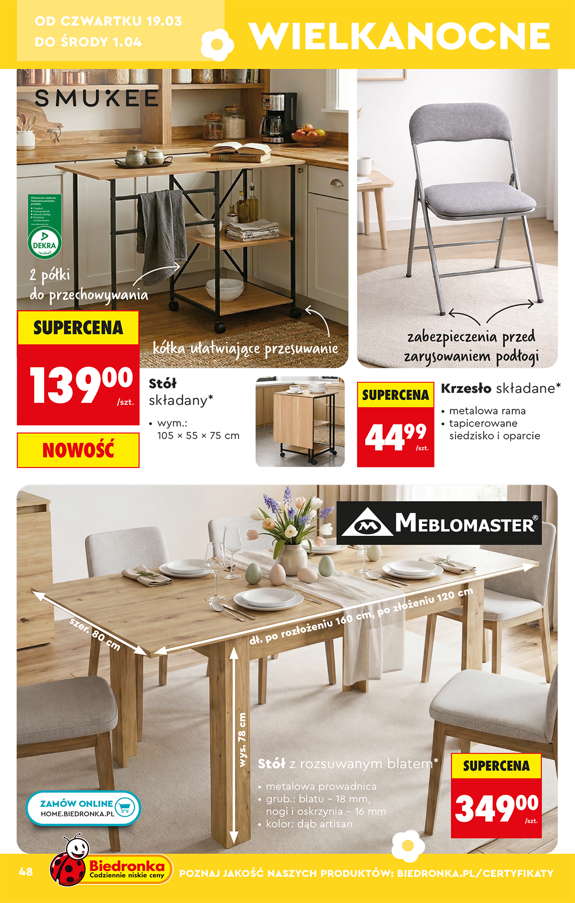 biedronka - Biedronka - Hity i inspiracje leták platný od soboty 14.03.2026 do neděle 29.03.2026 - page: 48